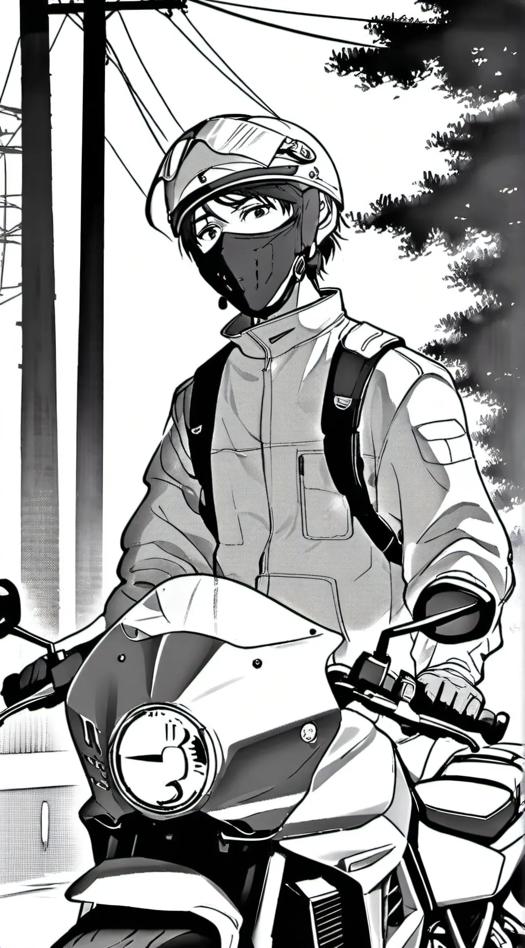 ai character: 🏍 Travis 🏍  background