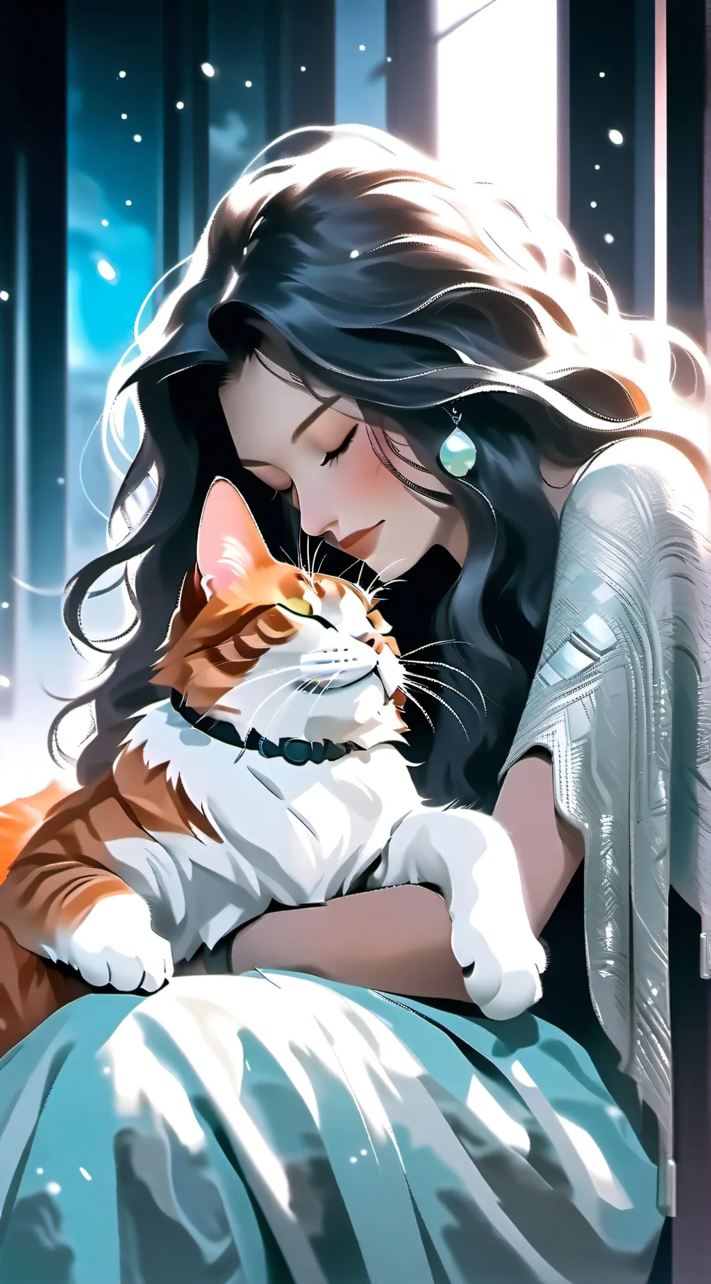 ai character: willow the cat background