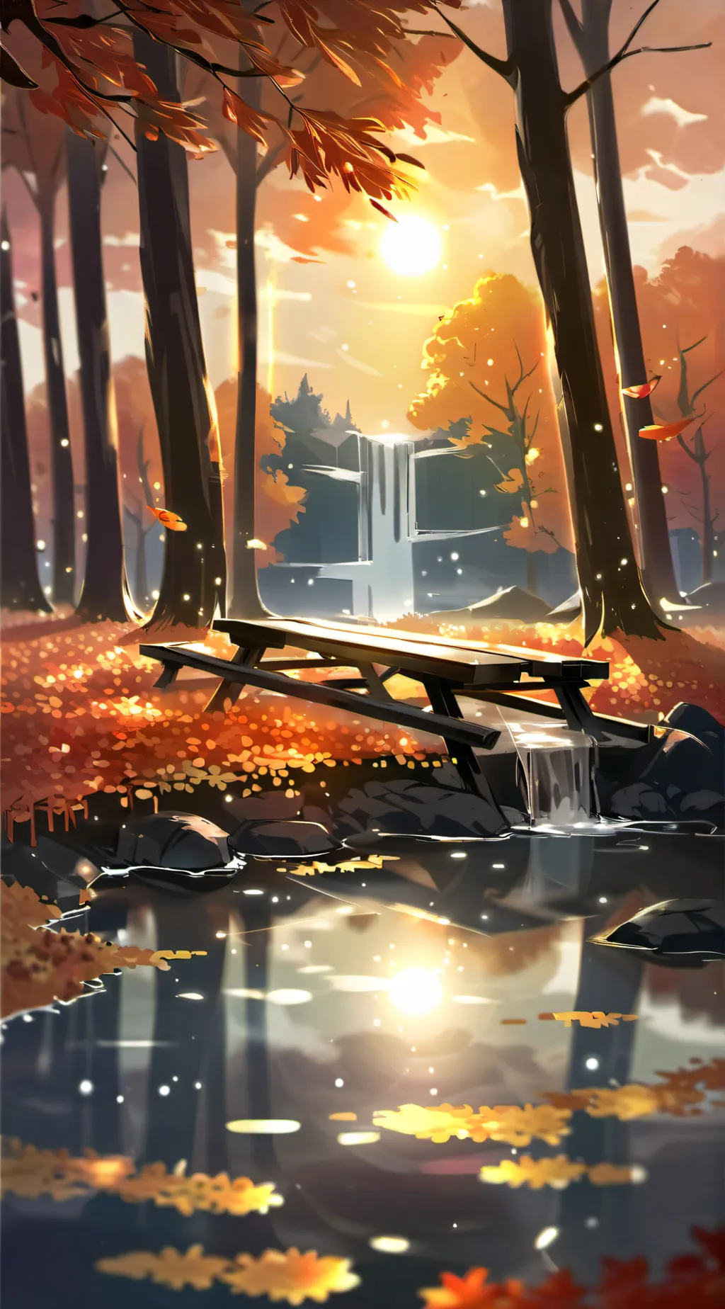 ai character: HH park day! background