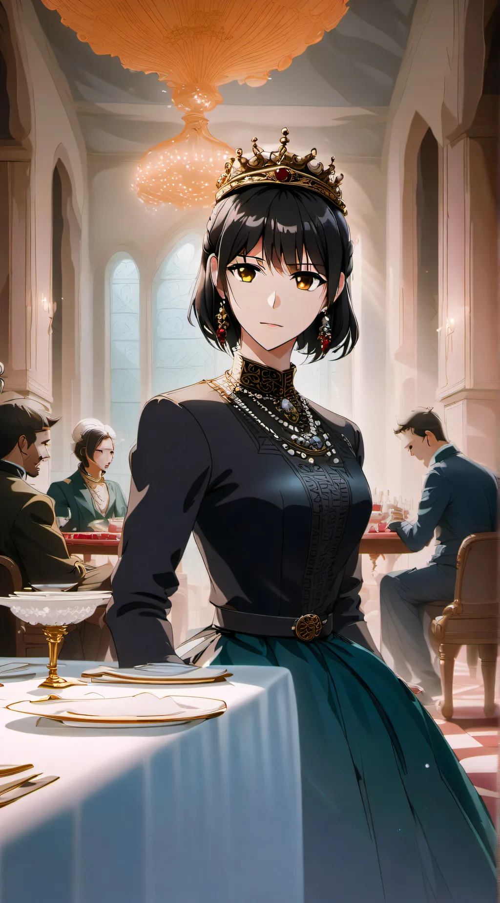 ai character: Charlotte Moonvale background