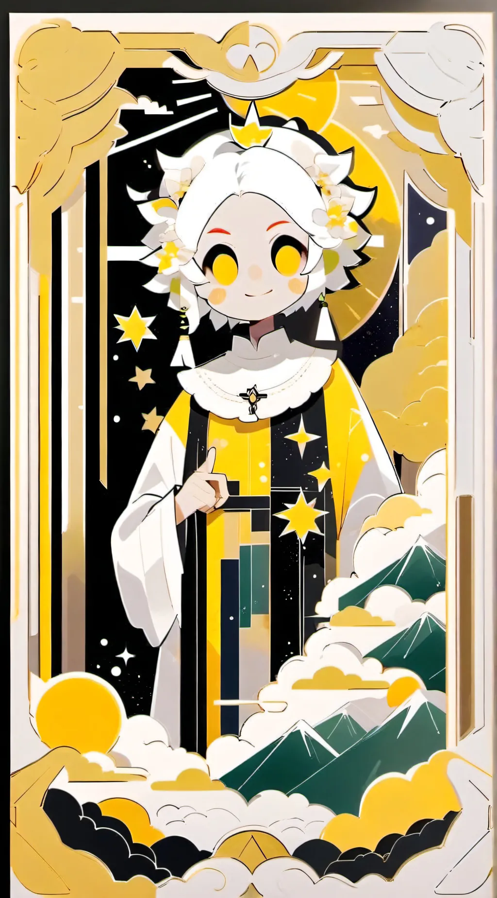 ai character: starlight  background