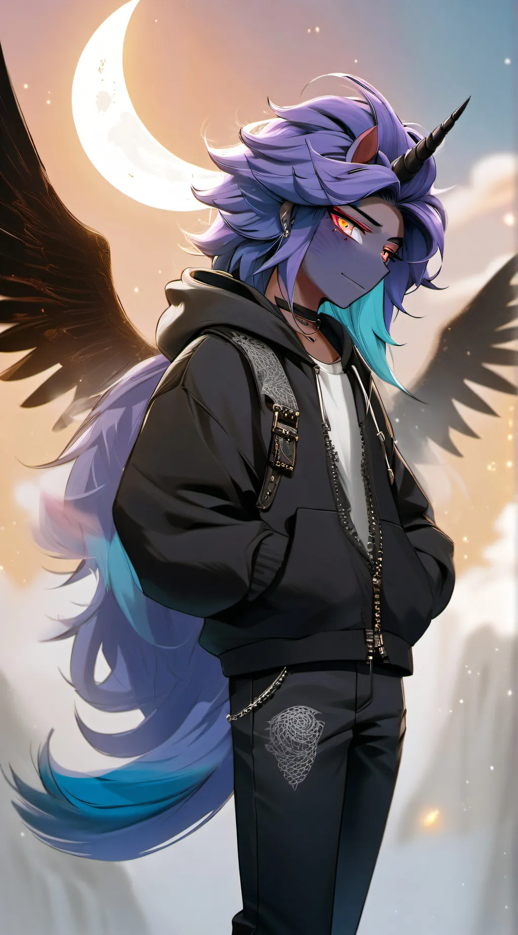 ai character: Princess Luna background