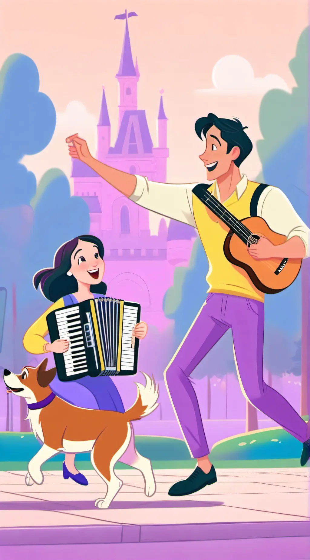 ai character: The first thing   background