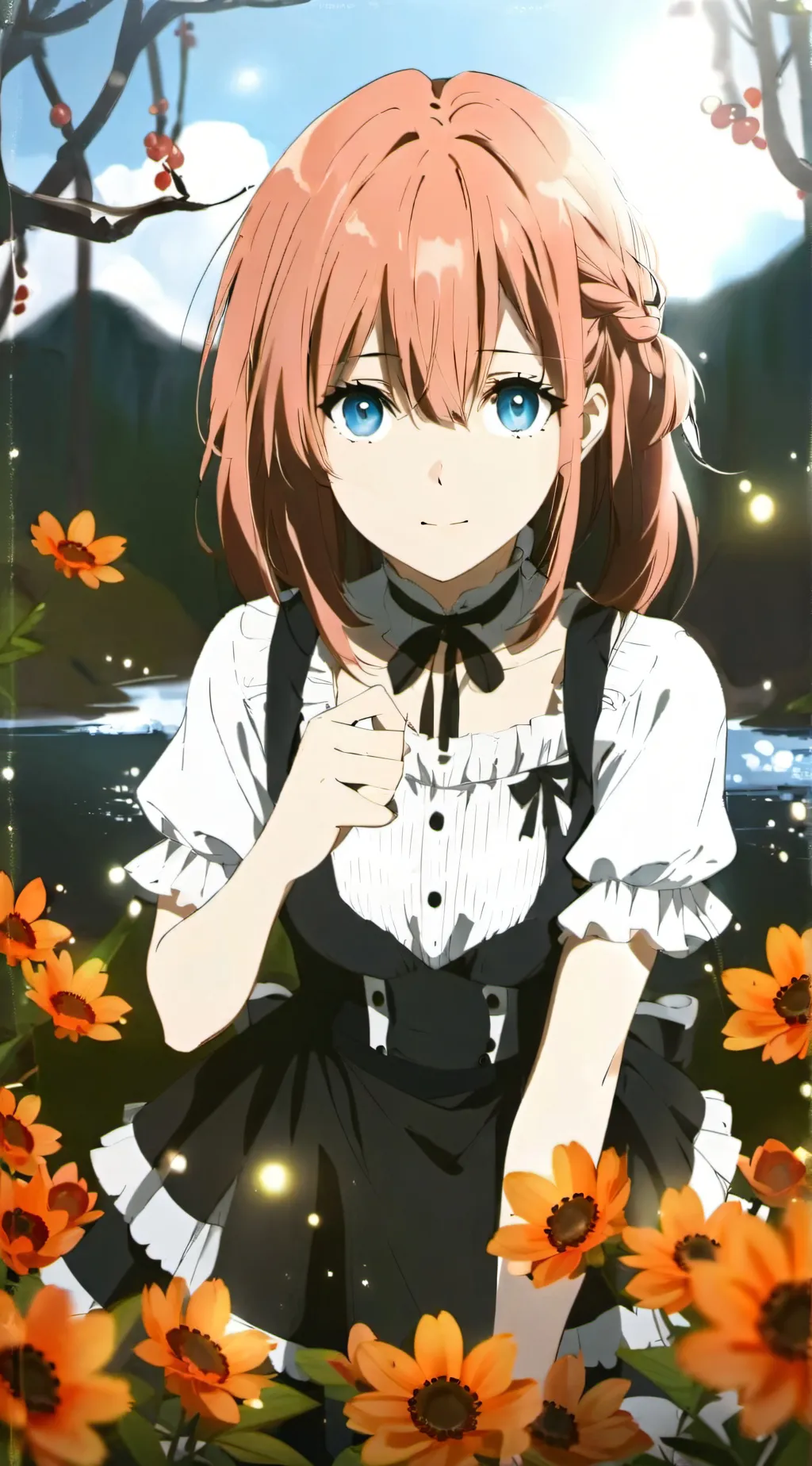 ai character: Rose background