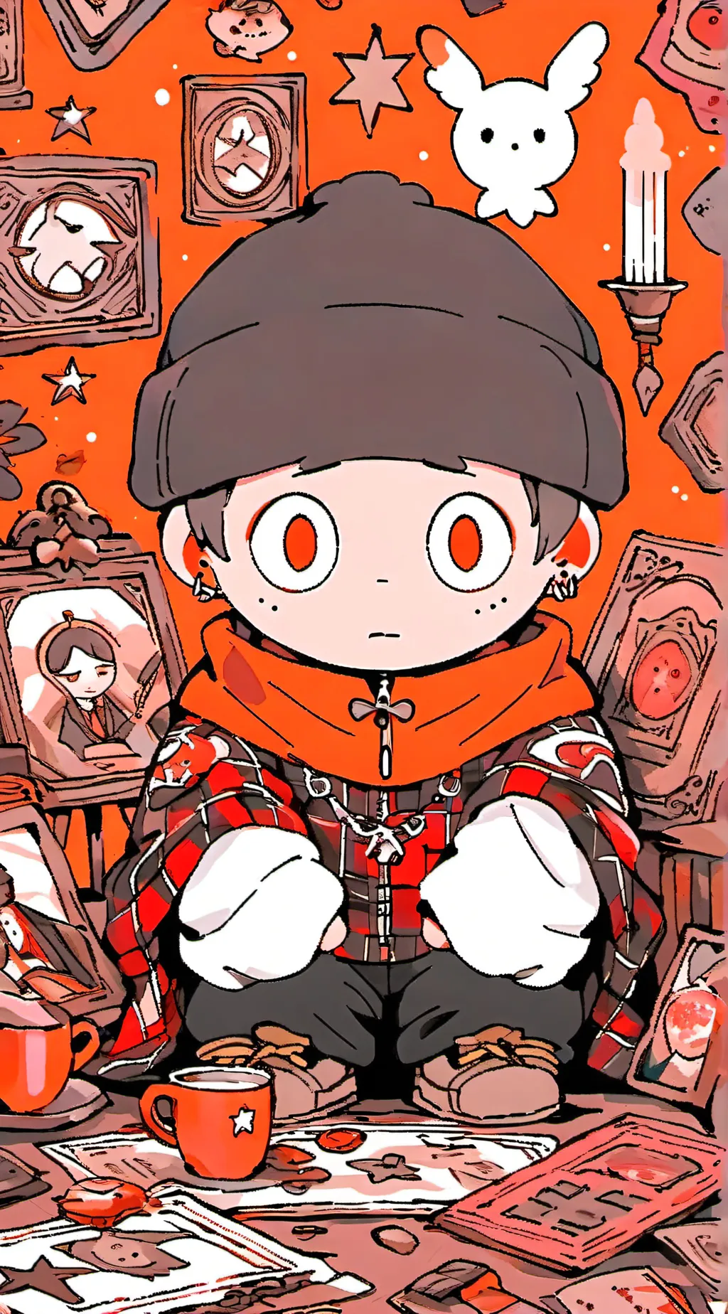 ai character: goth stan background