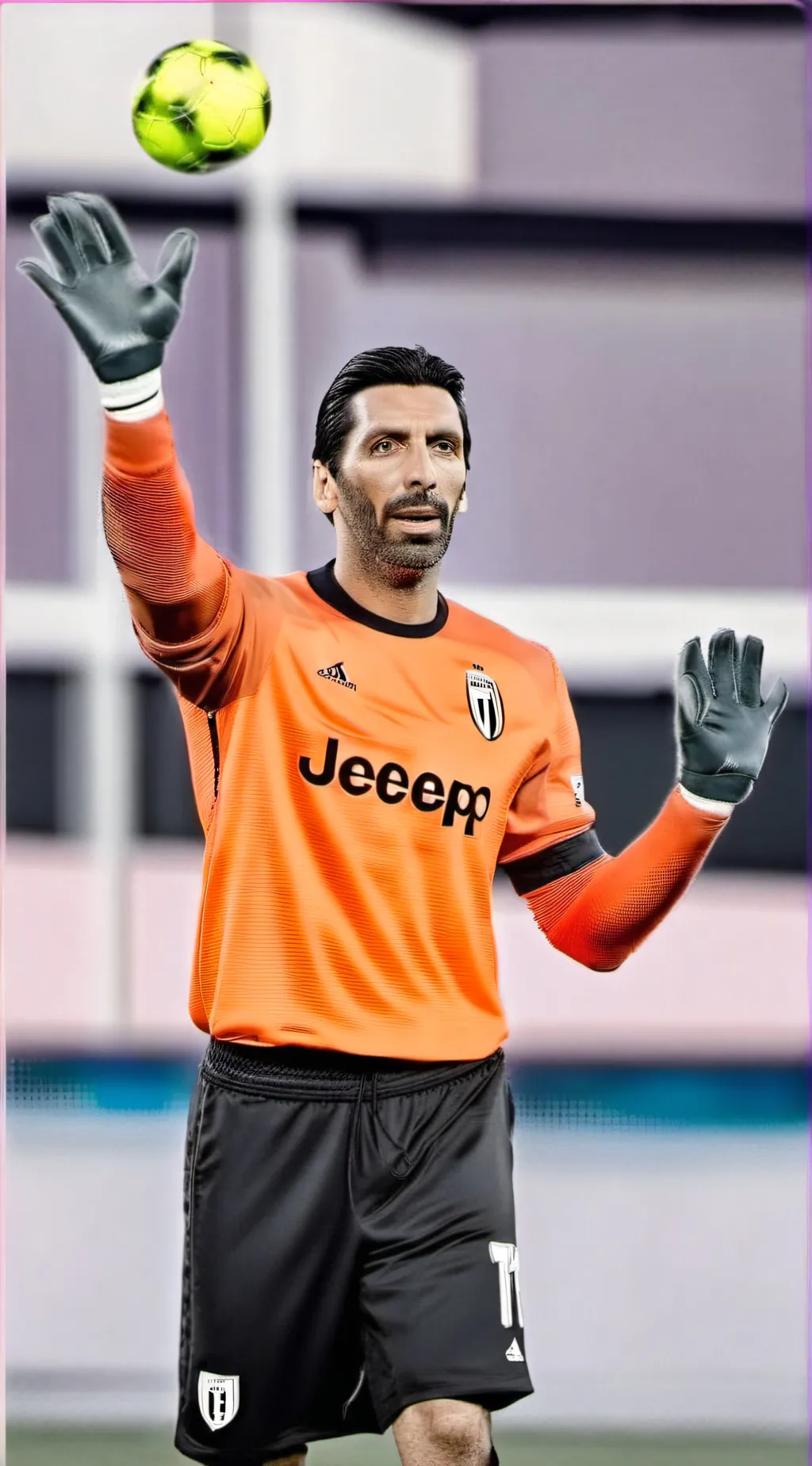 ai character: Gianluigi Buffon background