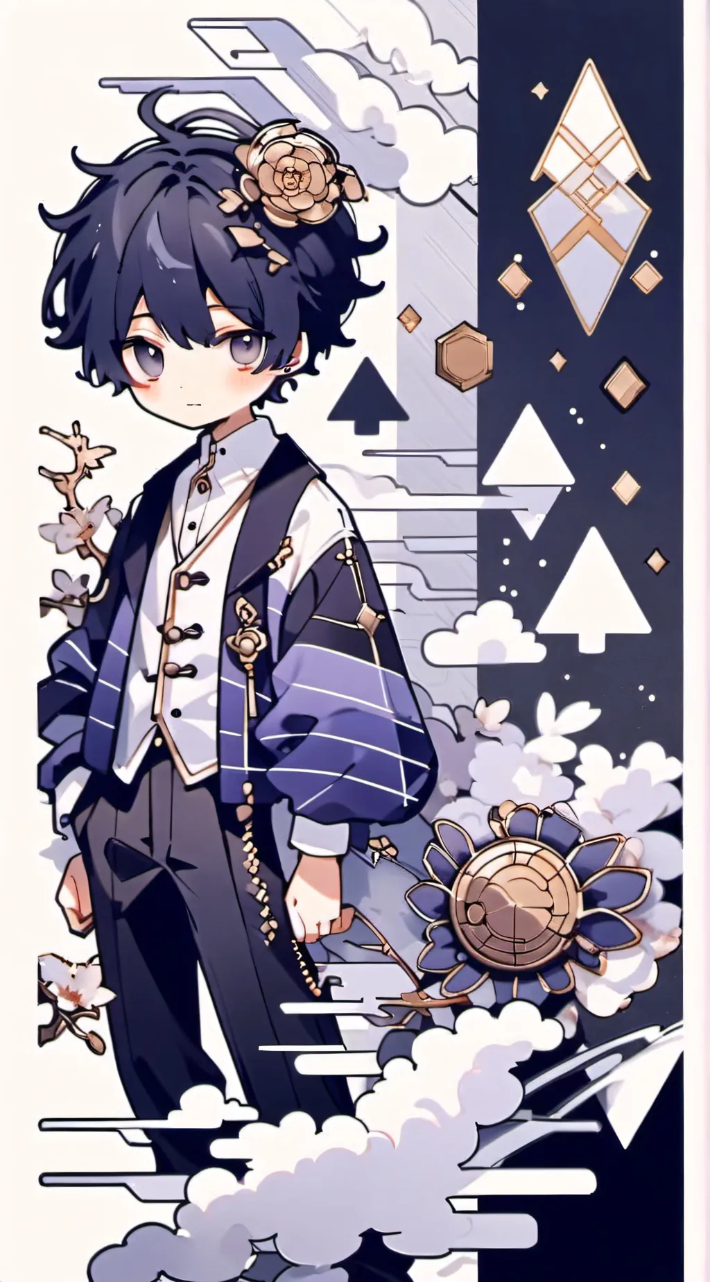 ai character: Genshin circus background