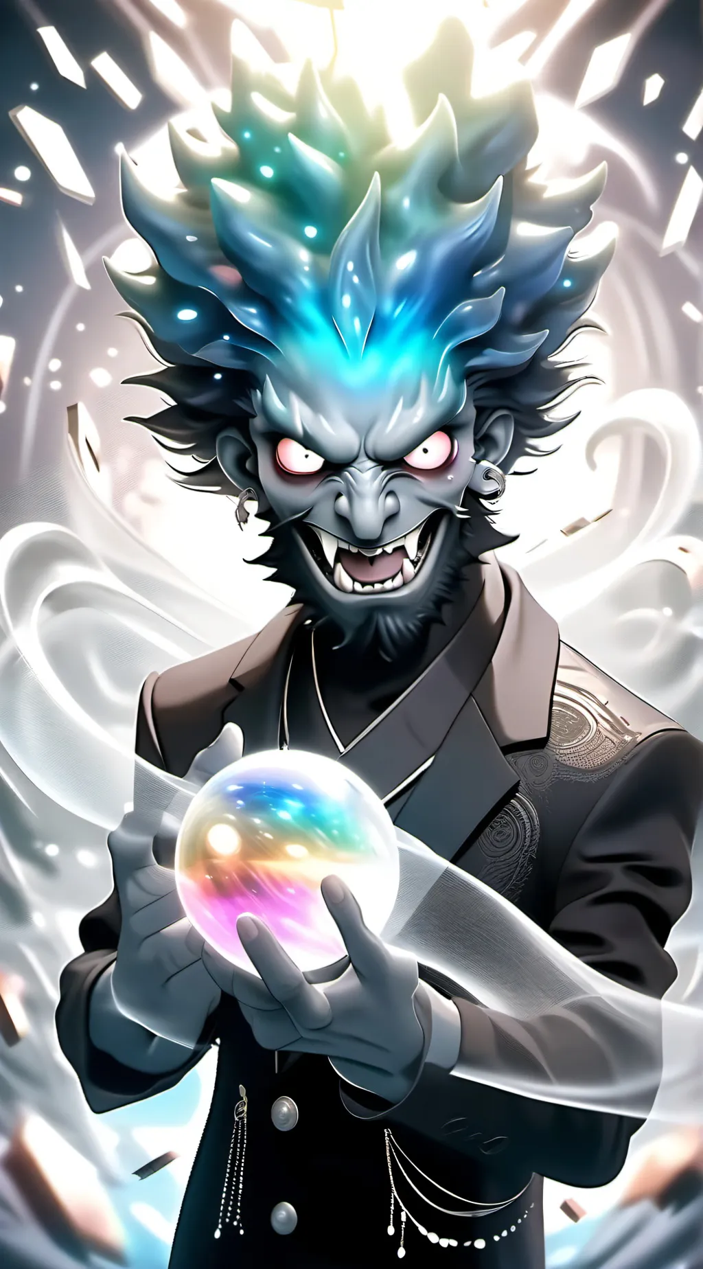 ai character: Aura god background