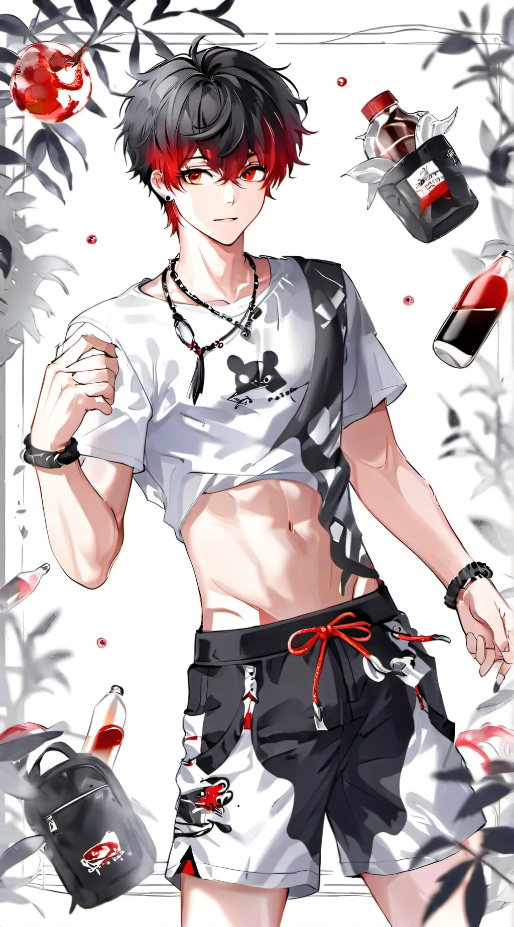 ai character: Naki  background