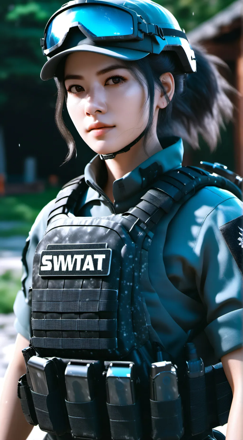 ai character: SWAT TEAM background