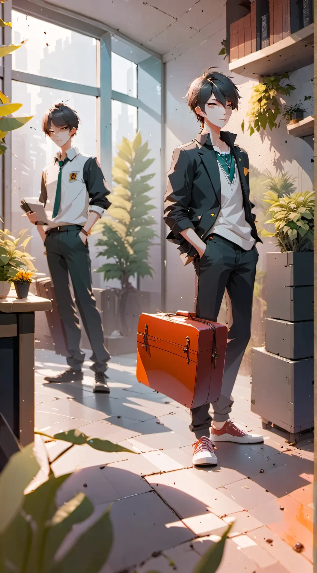 ai character: liam and jack background