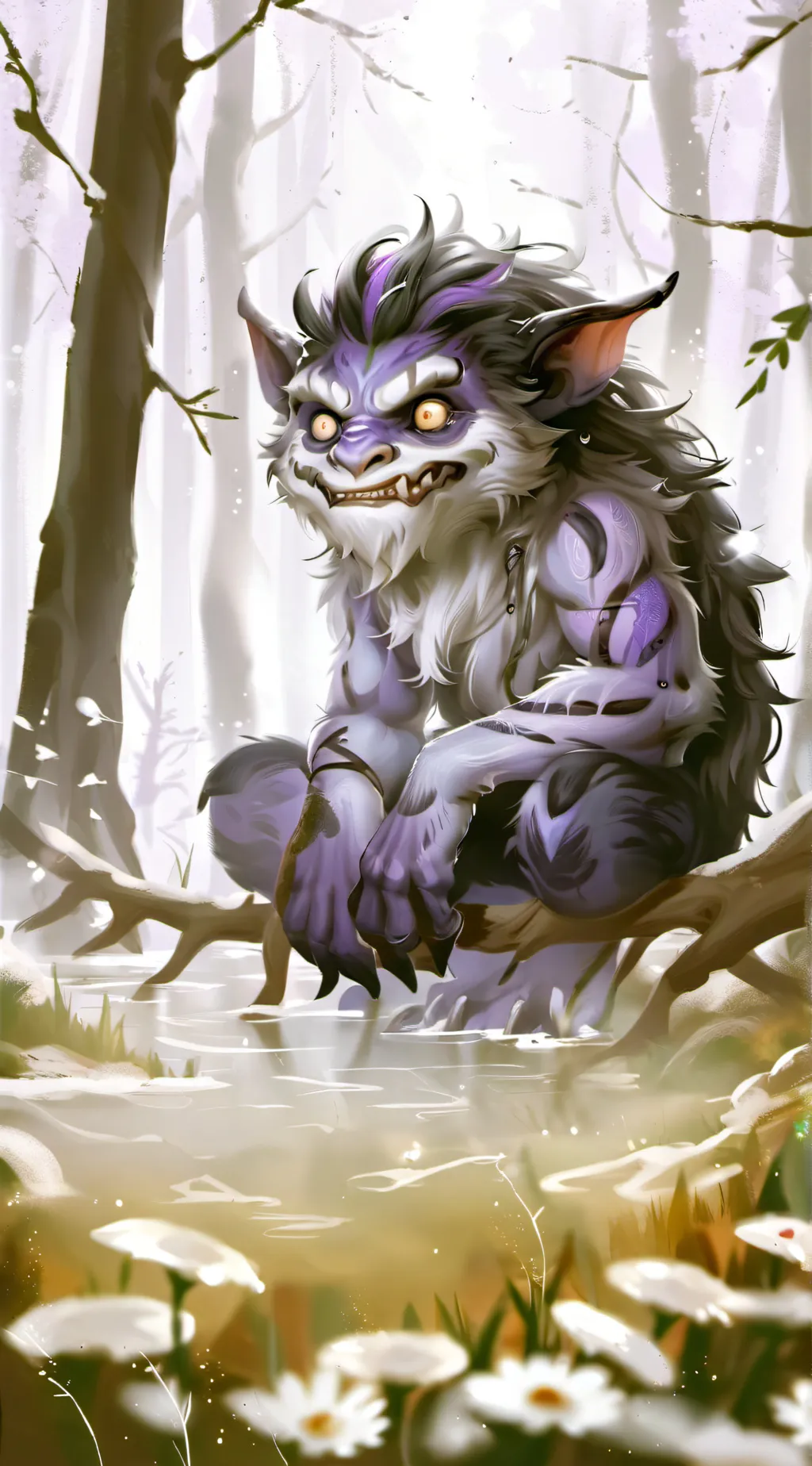 ai character: Ao oni background