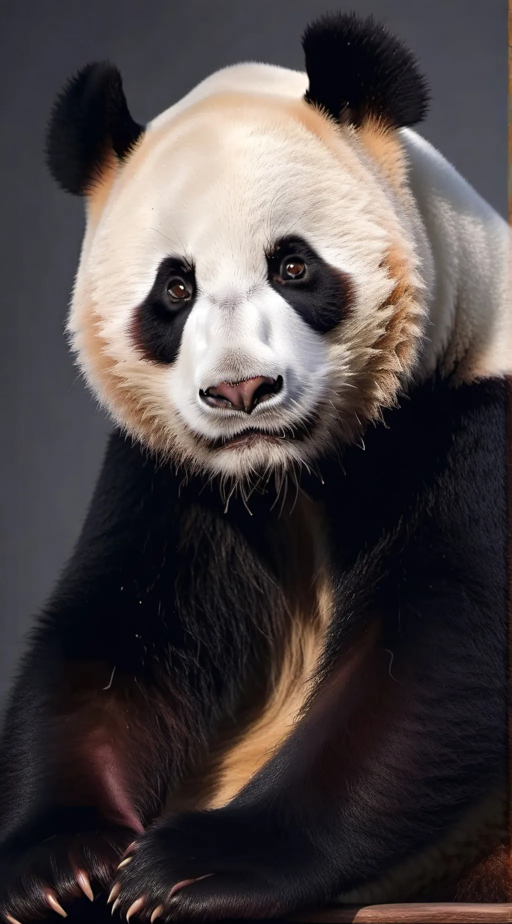 ai character: 我是貓熊🐼 background