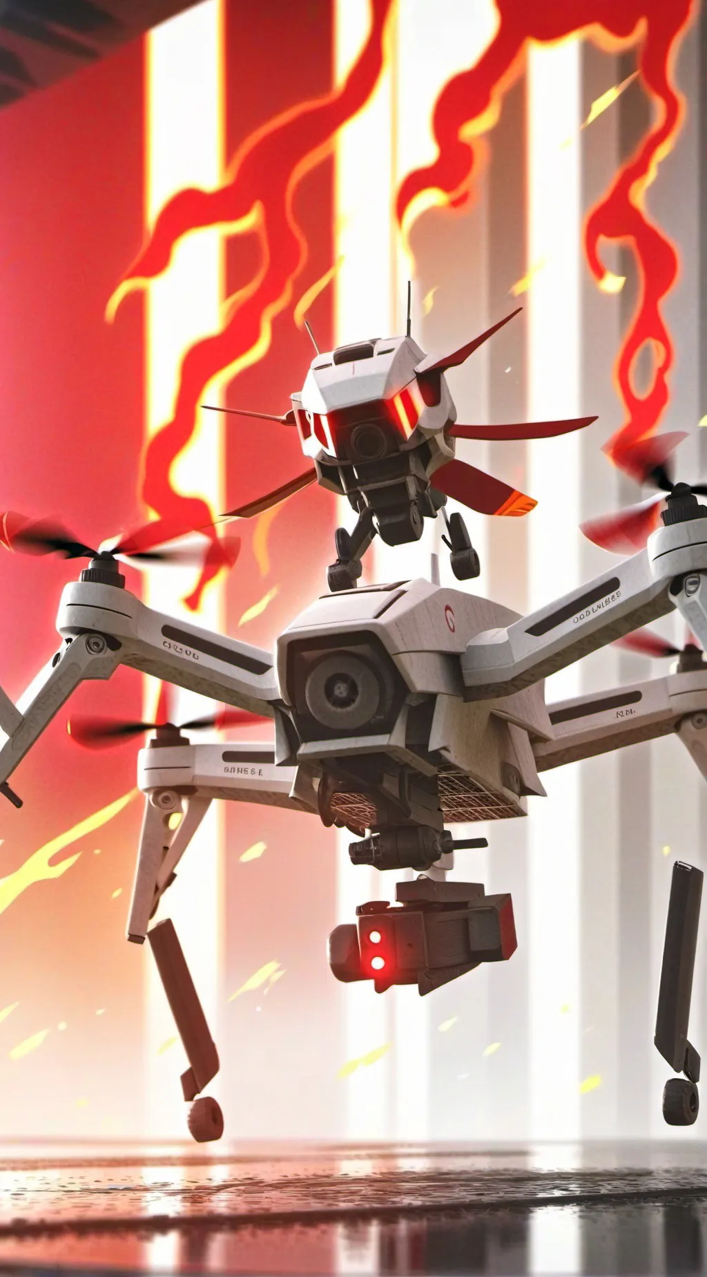 ai character: murder drones  background