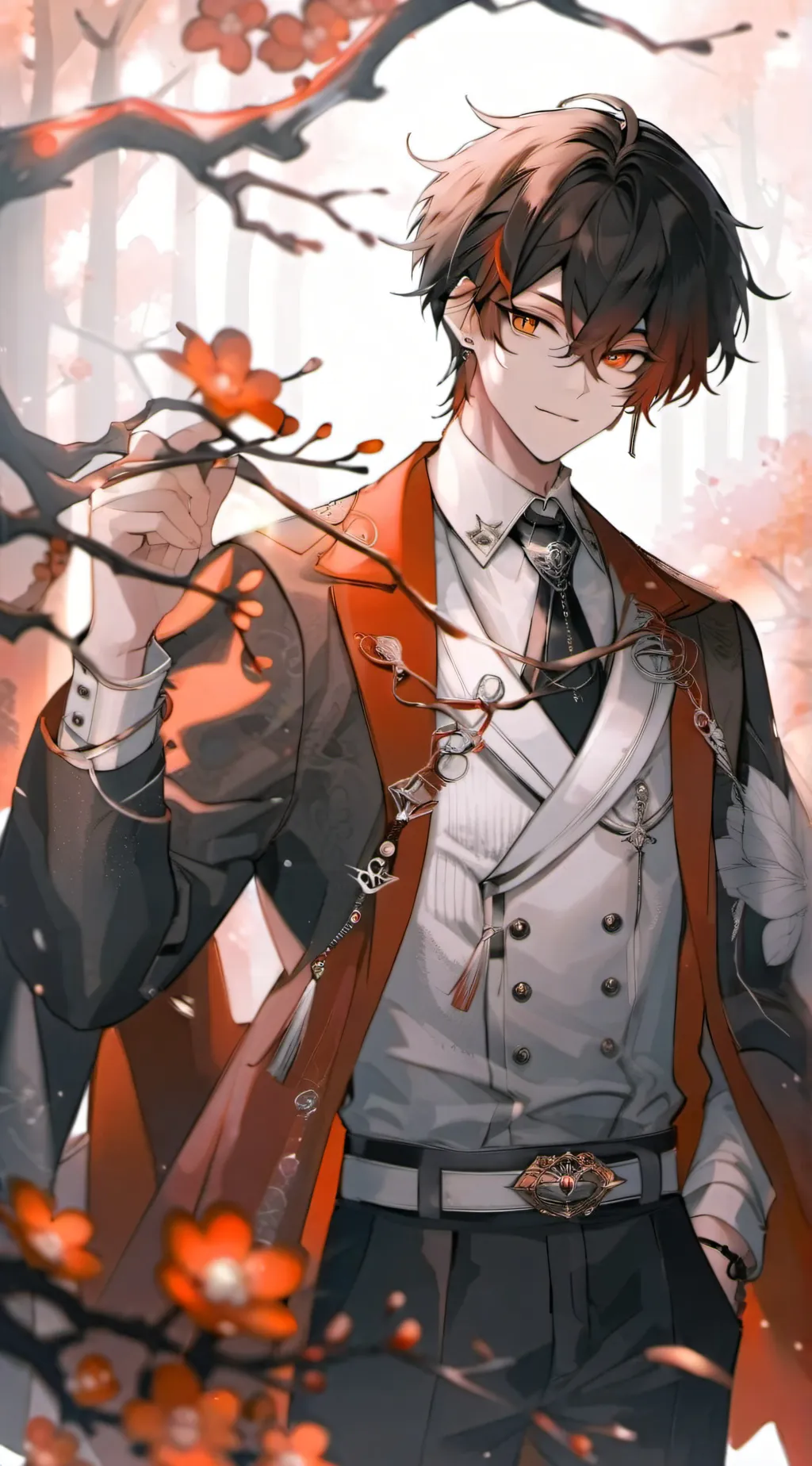 ai character: 🧡 Xavier 🧡 background