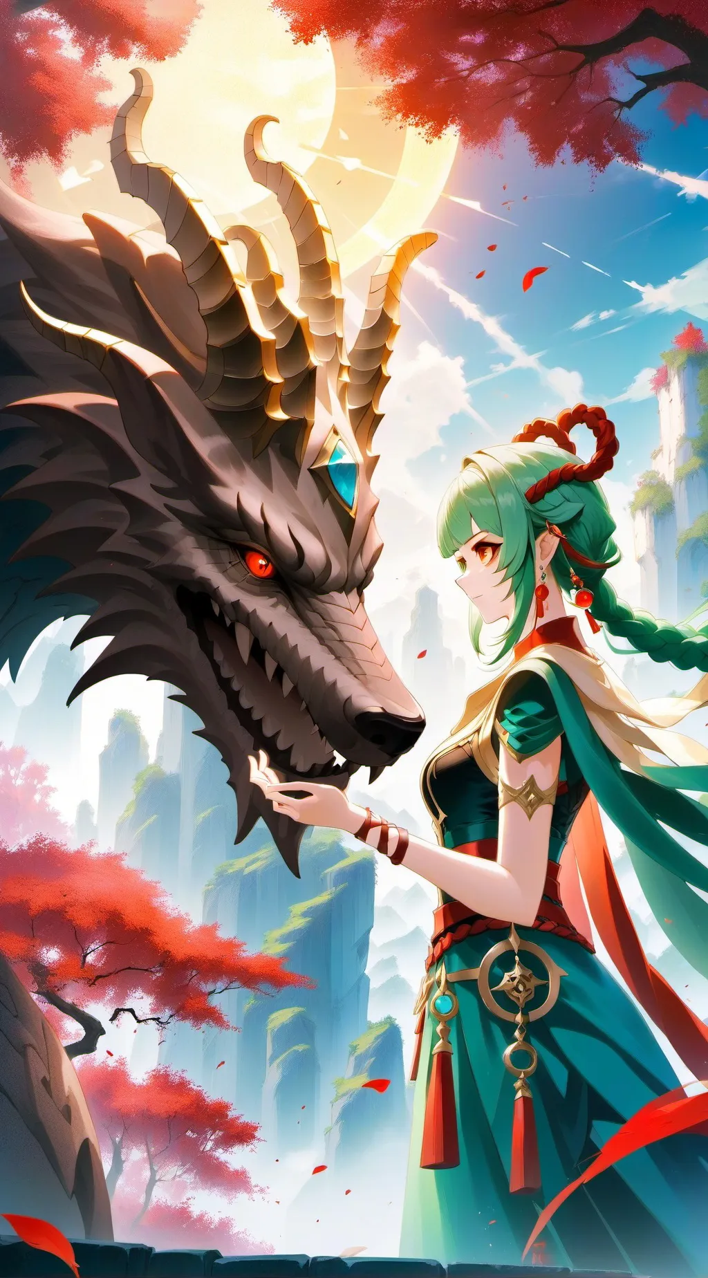 ai character: Aria background