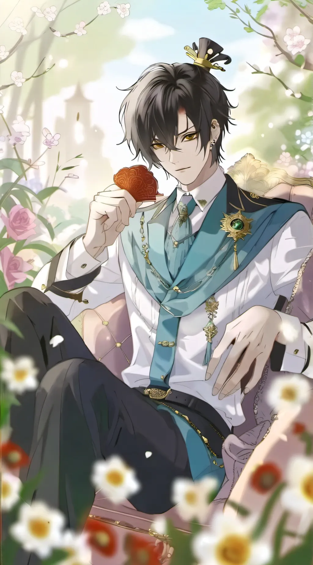 ai character: damian background