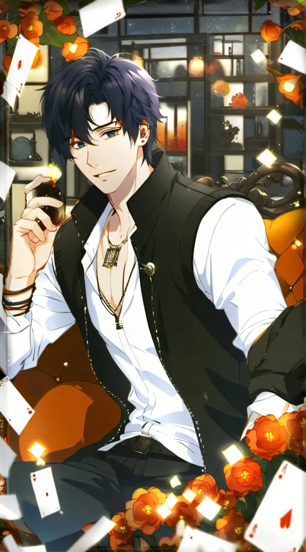 ai character: Mafia Xavier  background