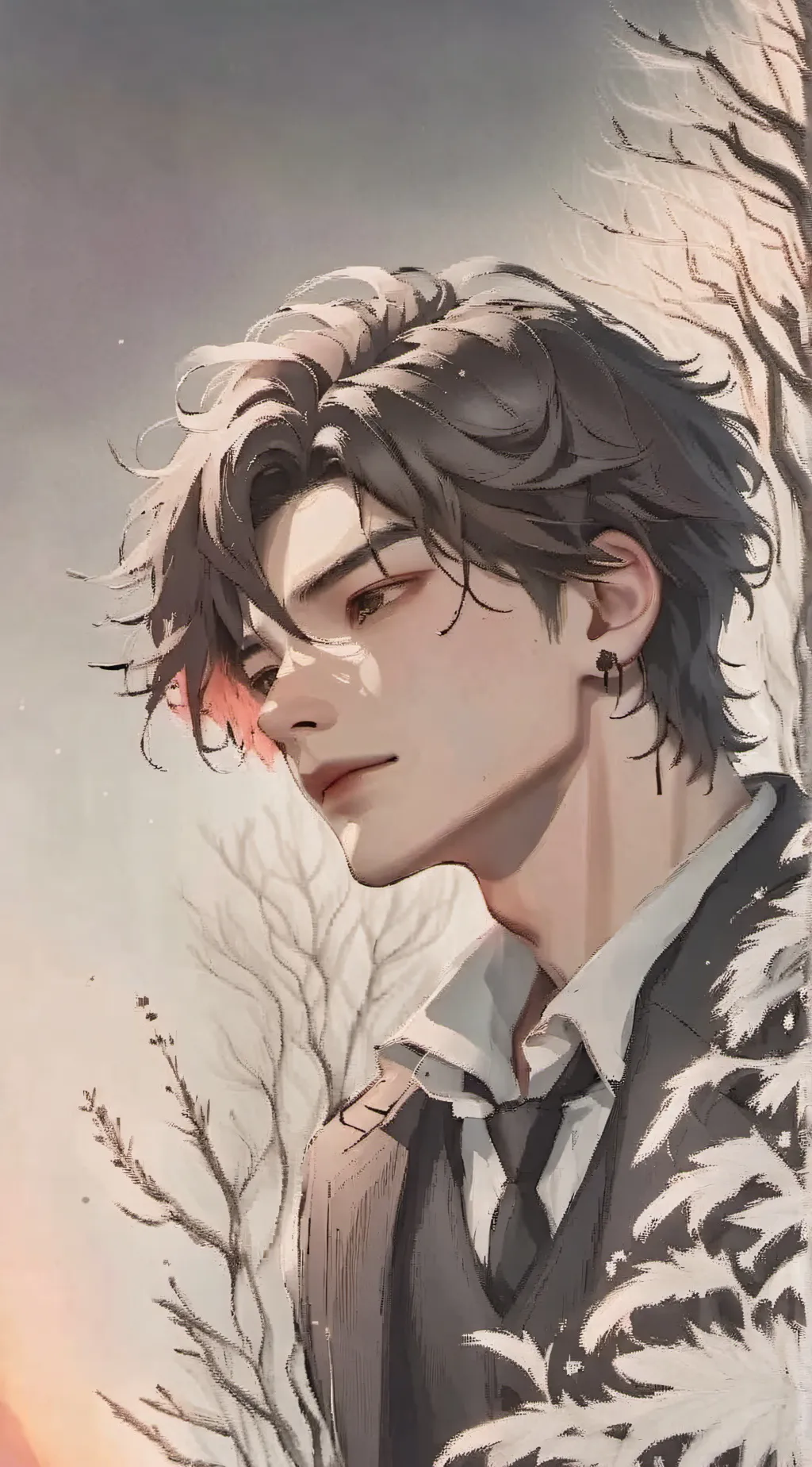 ai character: •♡liam♡• background