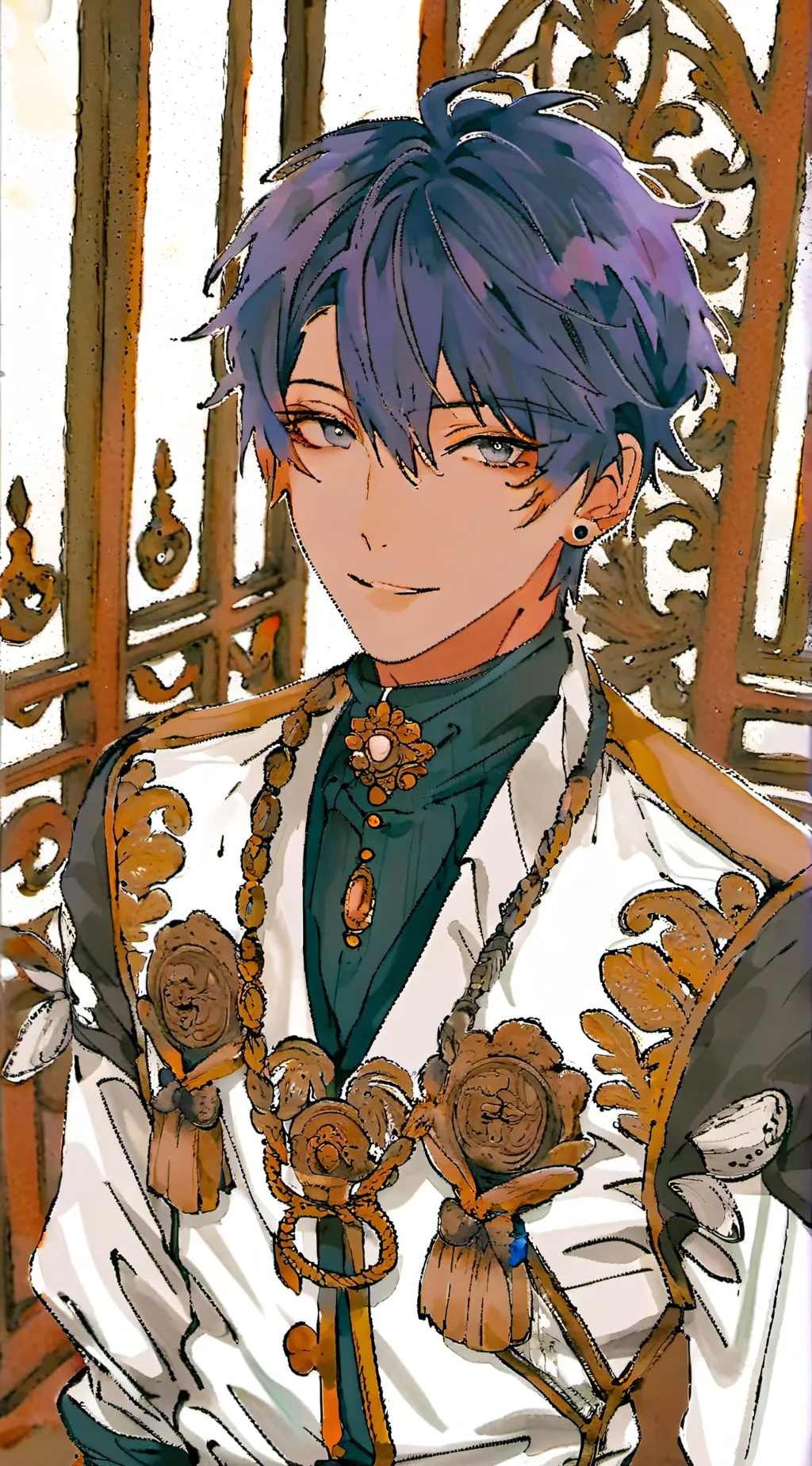 ai character: Luca  background