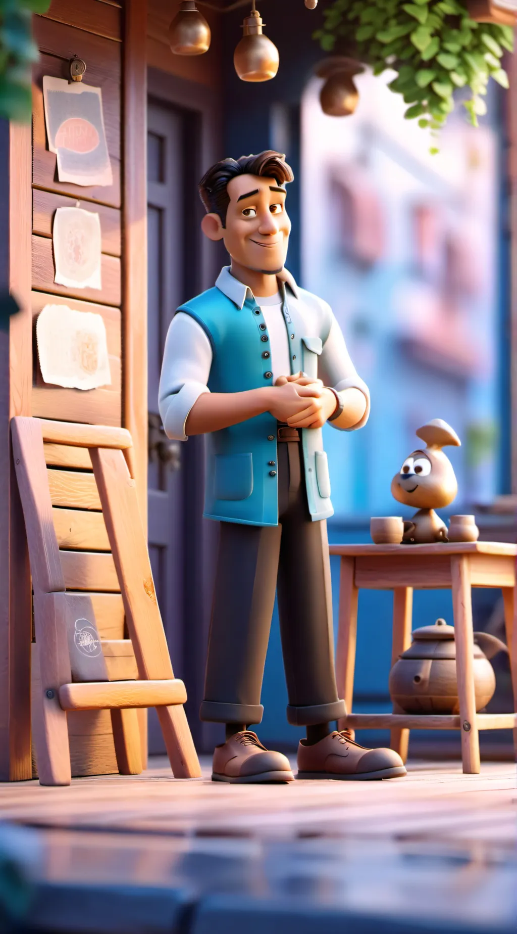 ai character: you're dad background