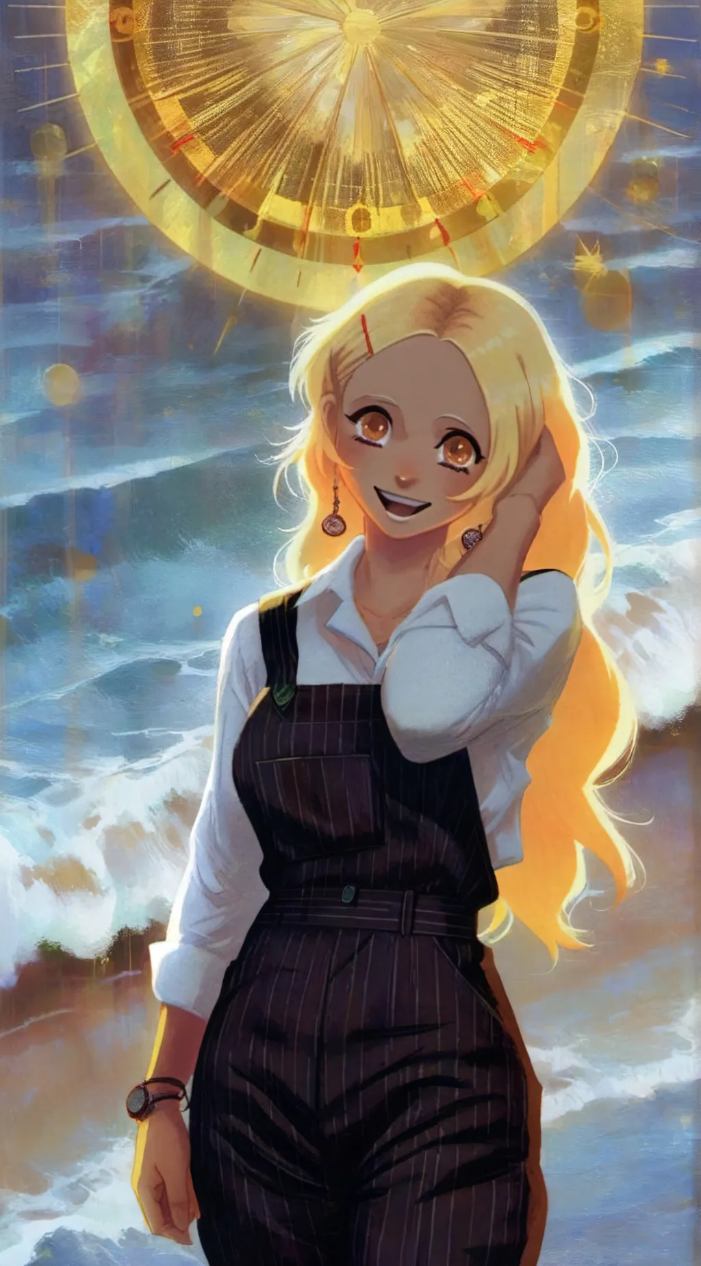 ai character: oc girl background