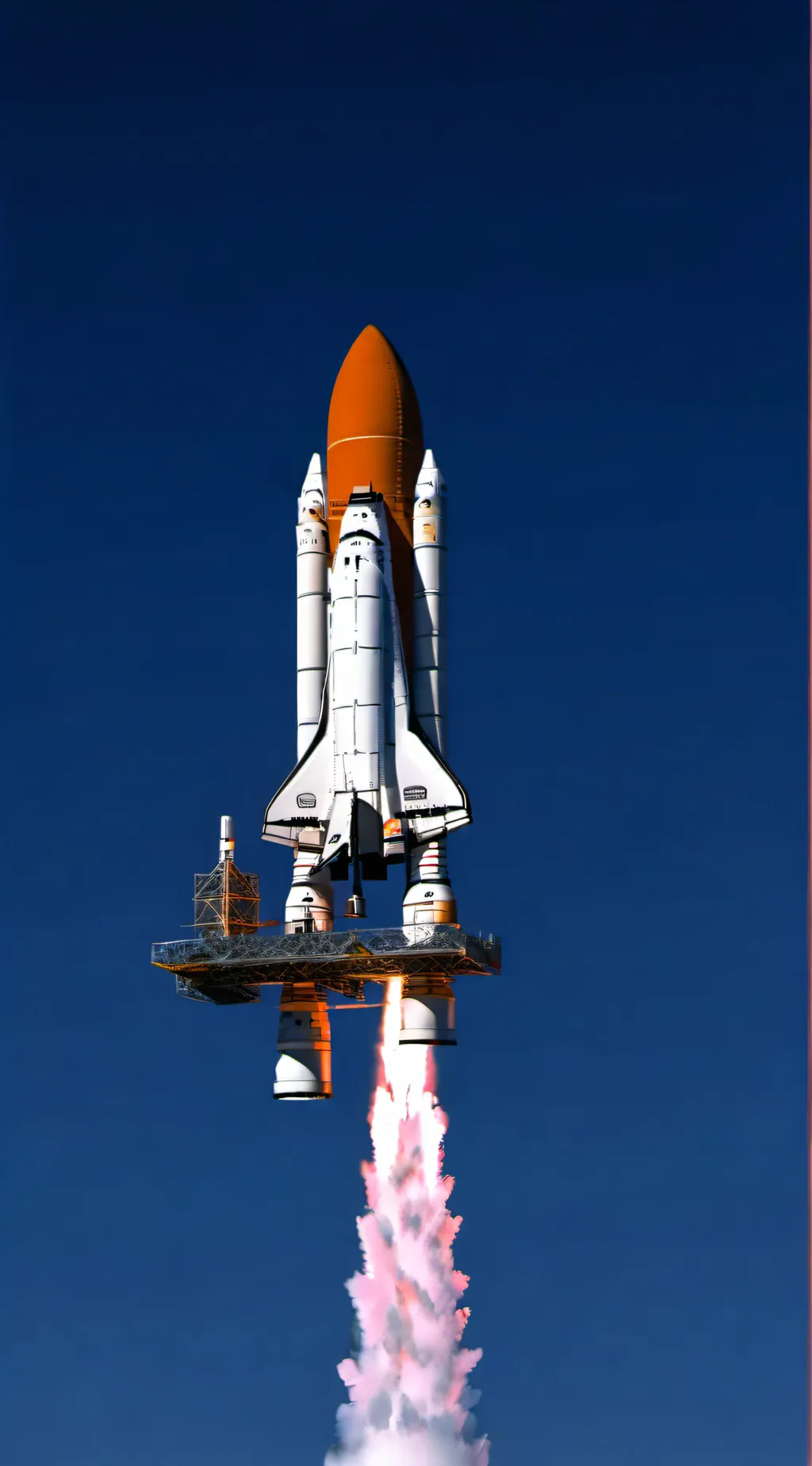 ai character: Space shuttle 2 background