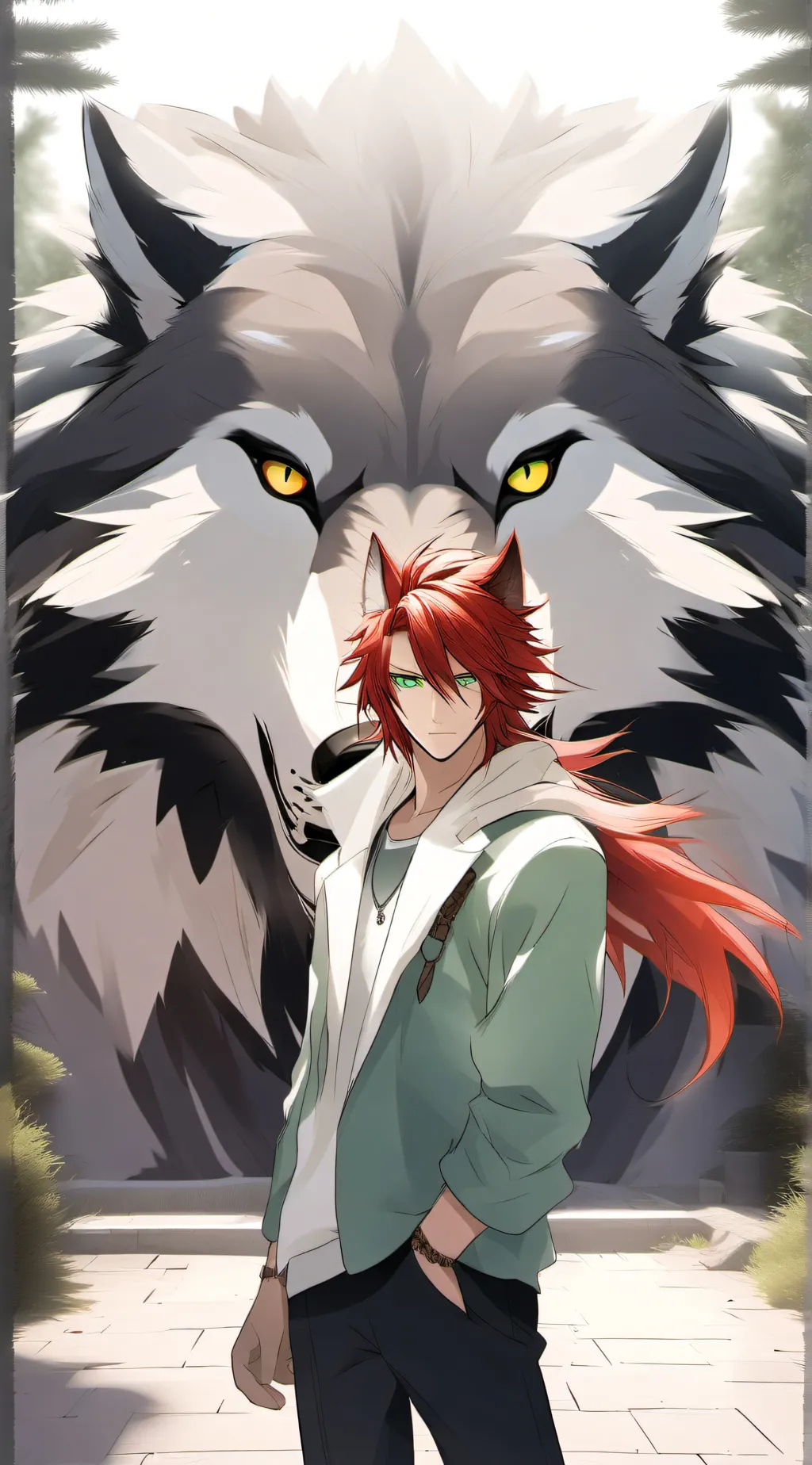 ai character: mysterious  background