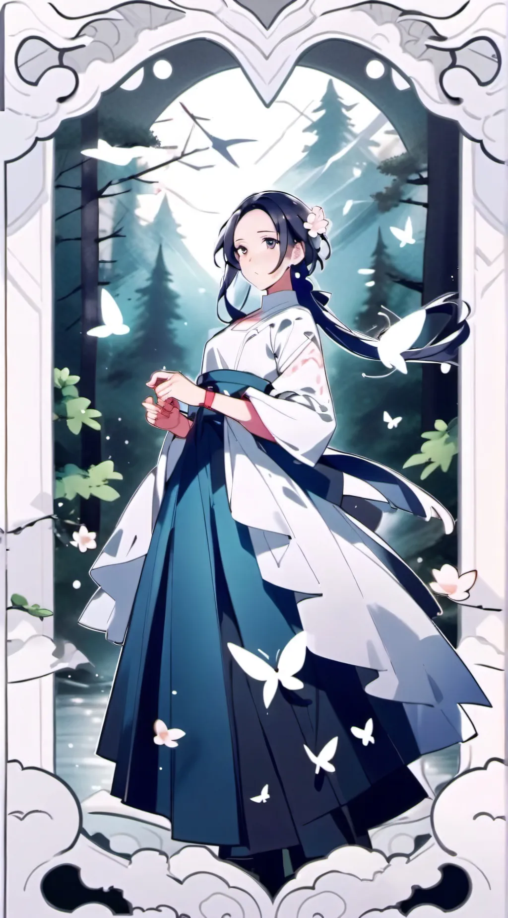 ai character: bakugos little sis background