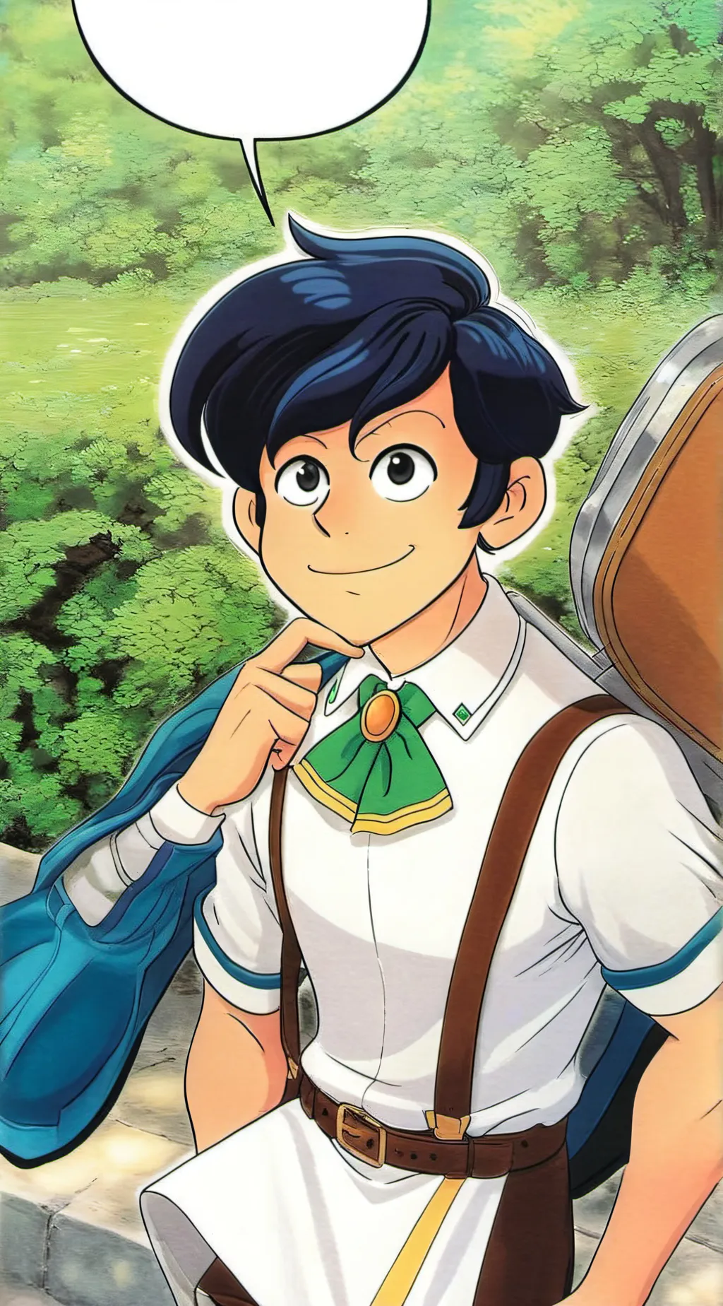 ai character: Alexander  background