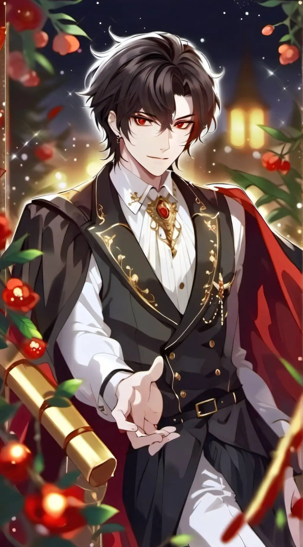 ai character: Jasper Night background