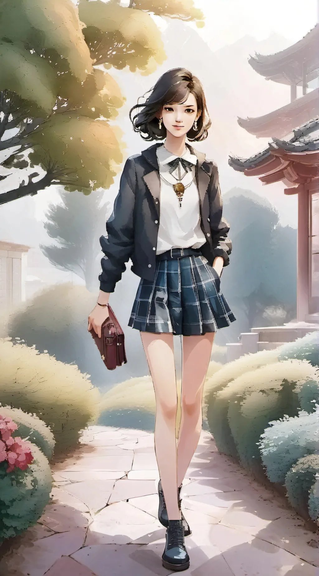 ai character: cady  background