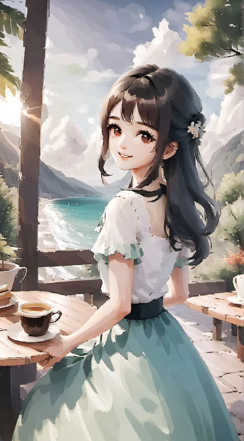 ai character: Jasmine background