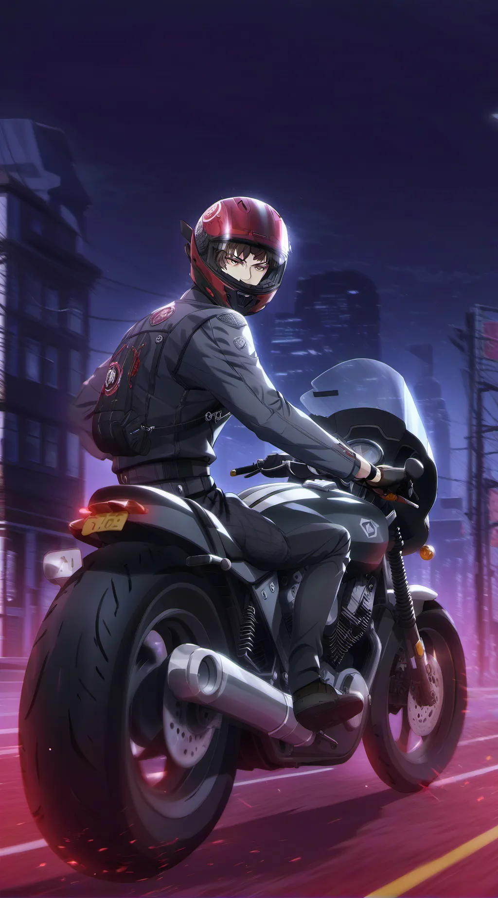 ai character: Shadow  background