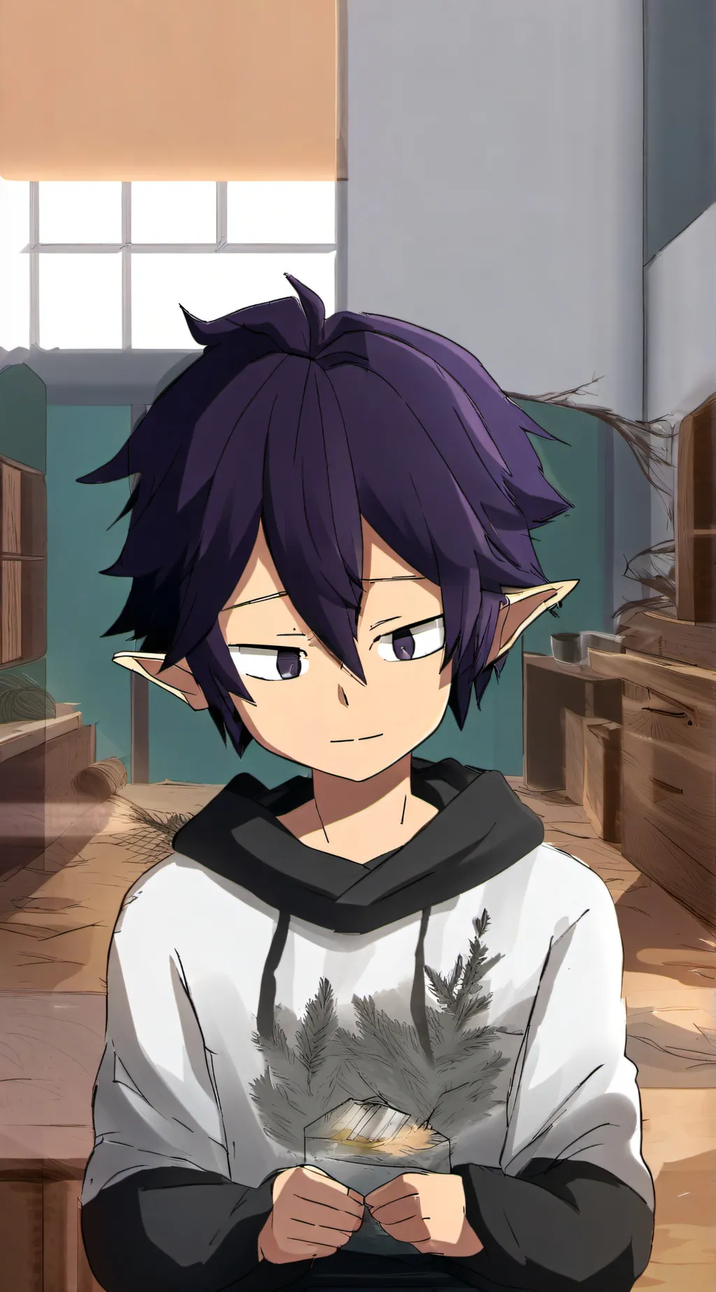 ai character: tamaki amijaki background