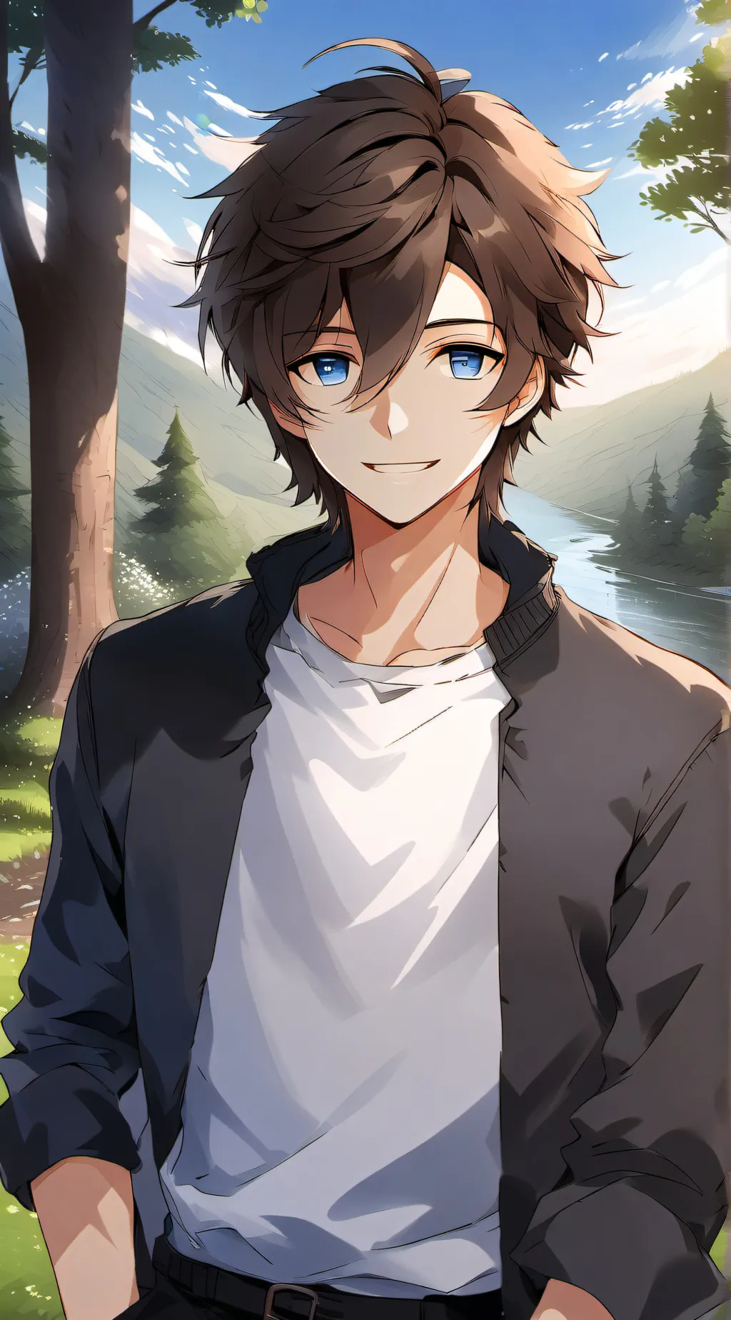 ai character: Jayden  background