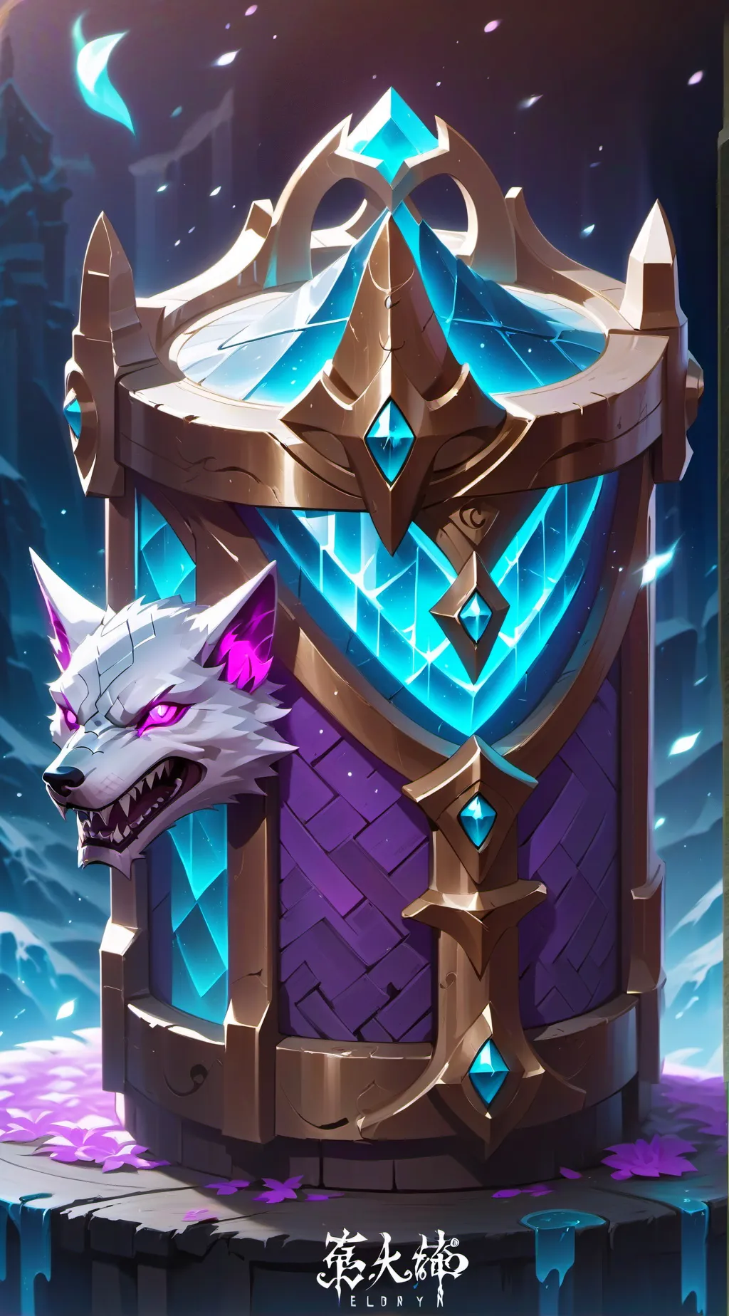 ai character: Wolfy  background