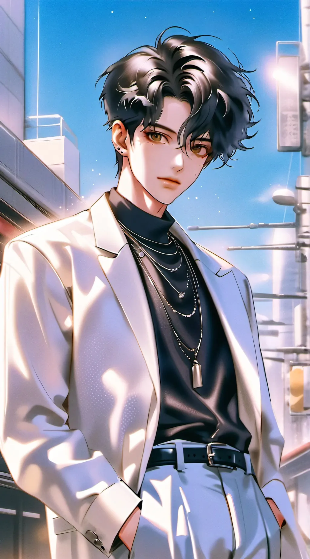 ai character: Ezra background