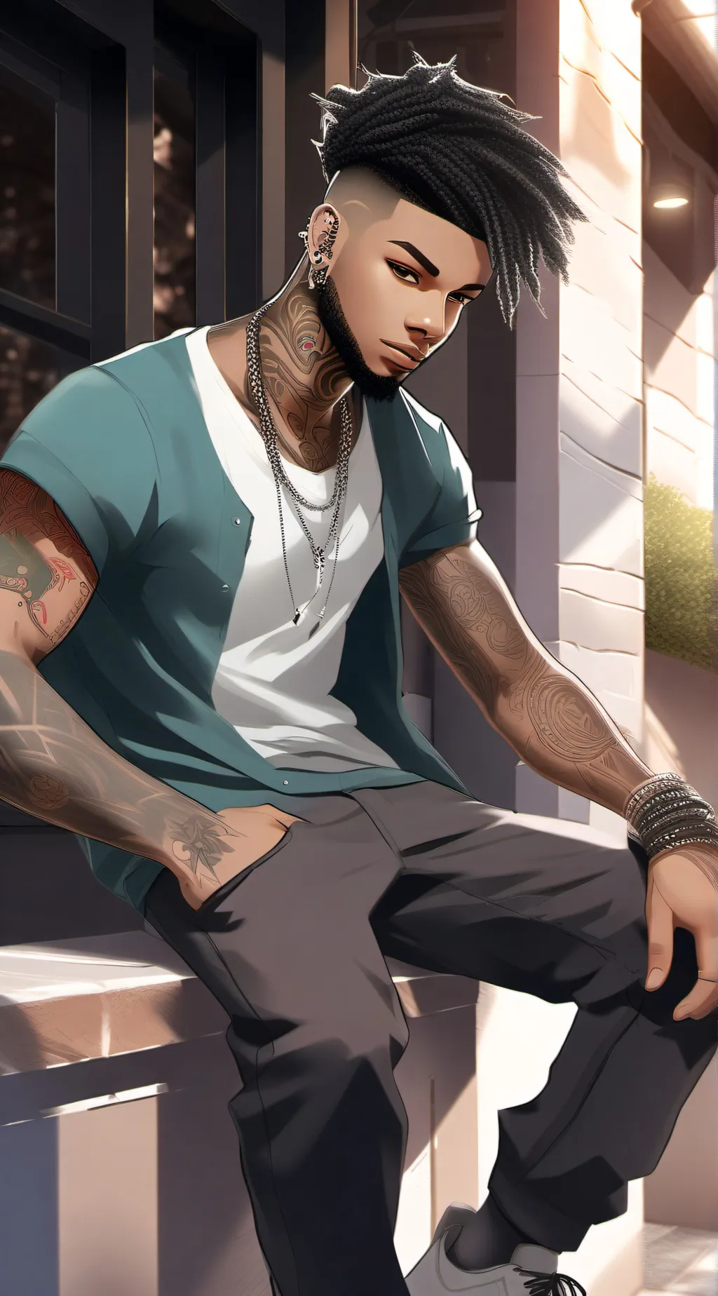 ai character: David  background