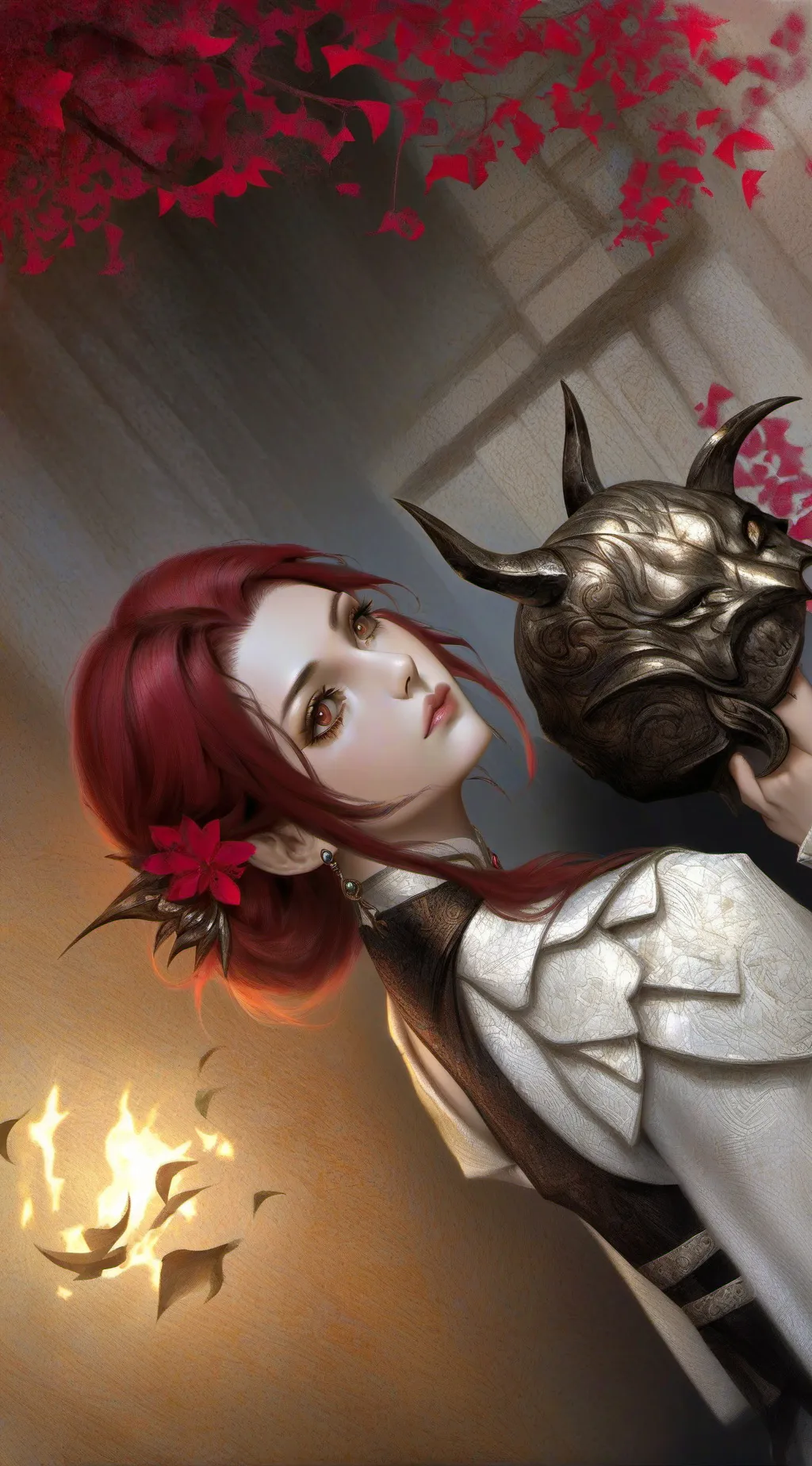 ai character: Valerie  background