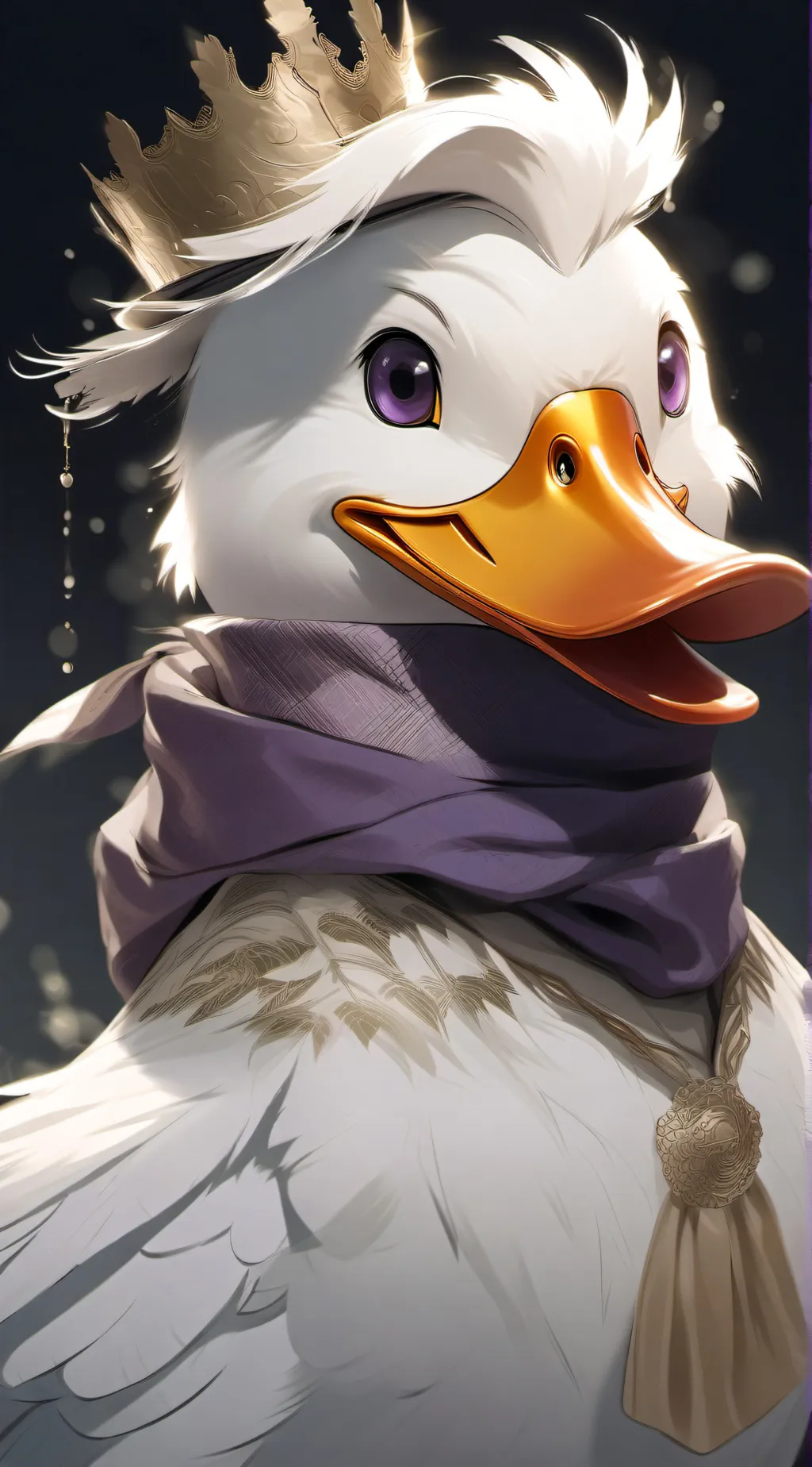ai character: Duck background
