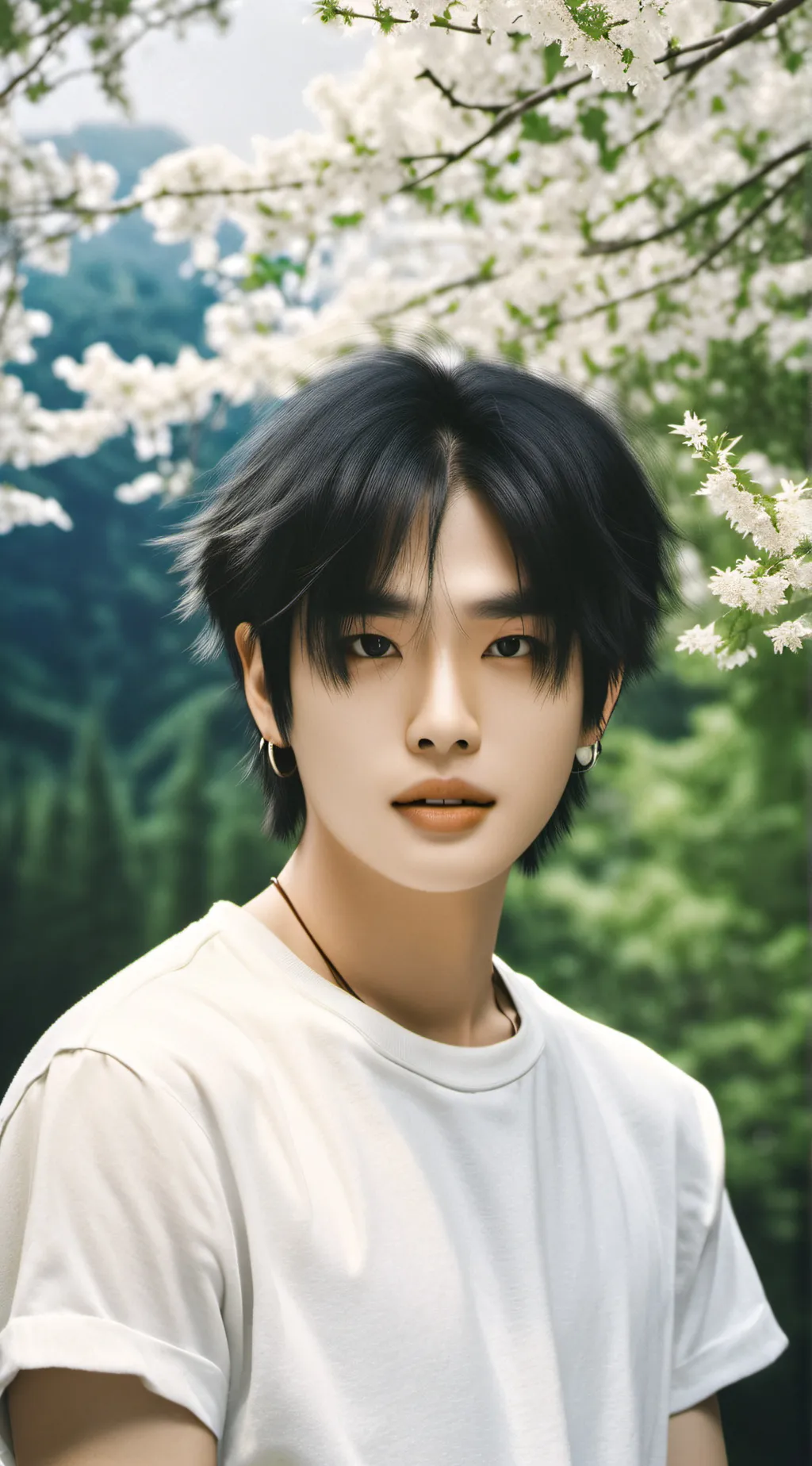 ai character: Skz x lesserafim background