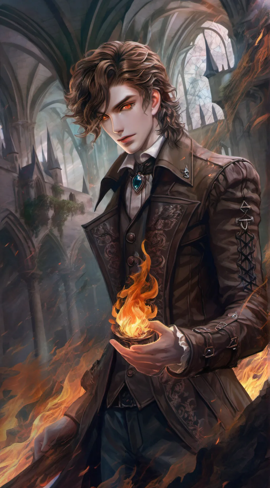 ai character: Leonidas background