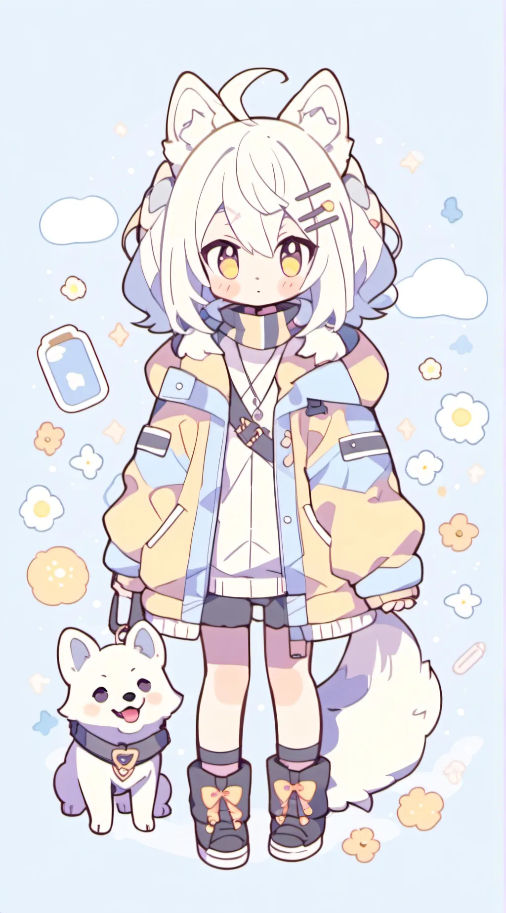 ai character: Joyce and joyro background