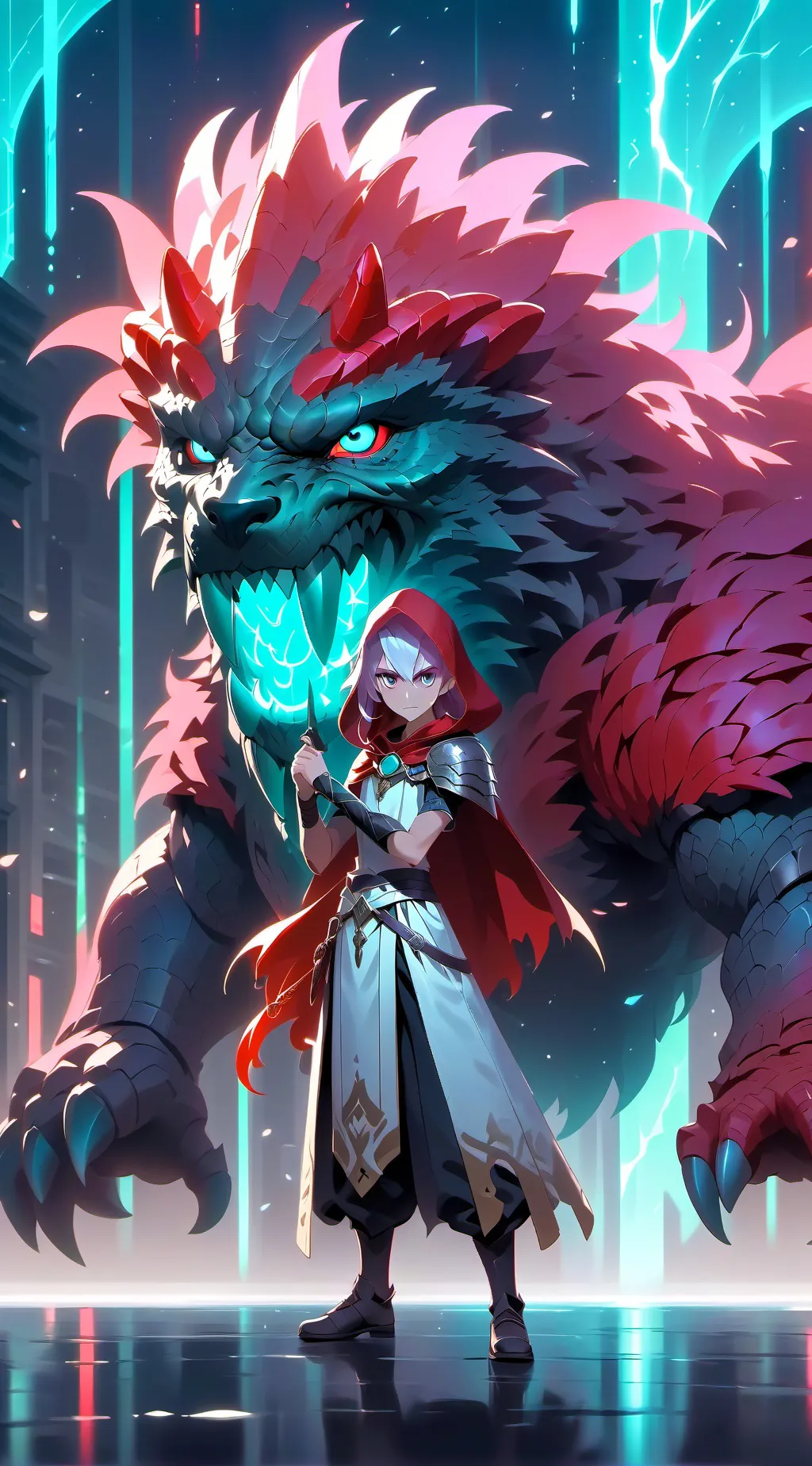 ai character: Ronald  background