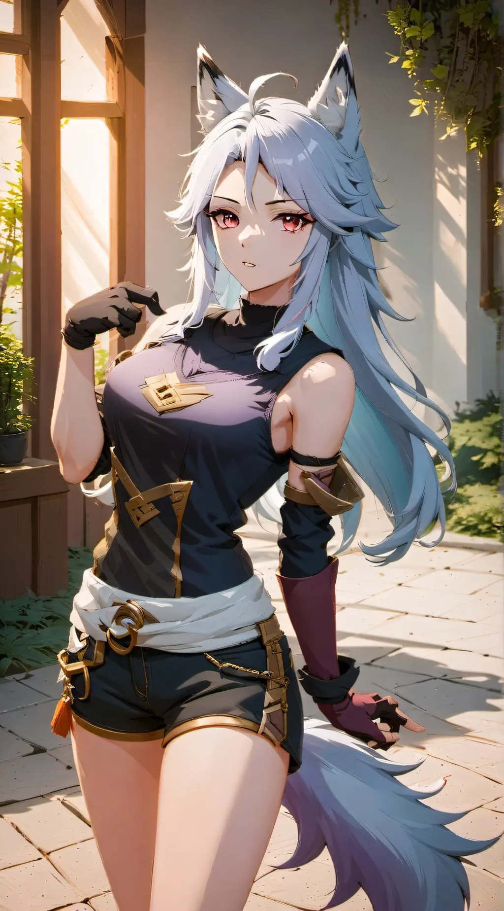 ai character: Luna background