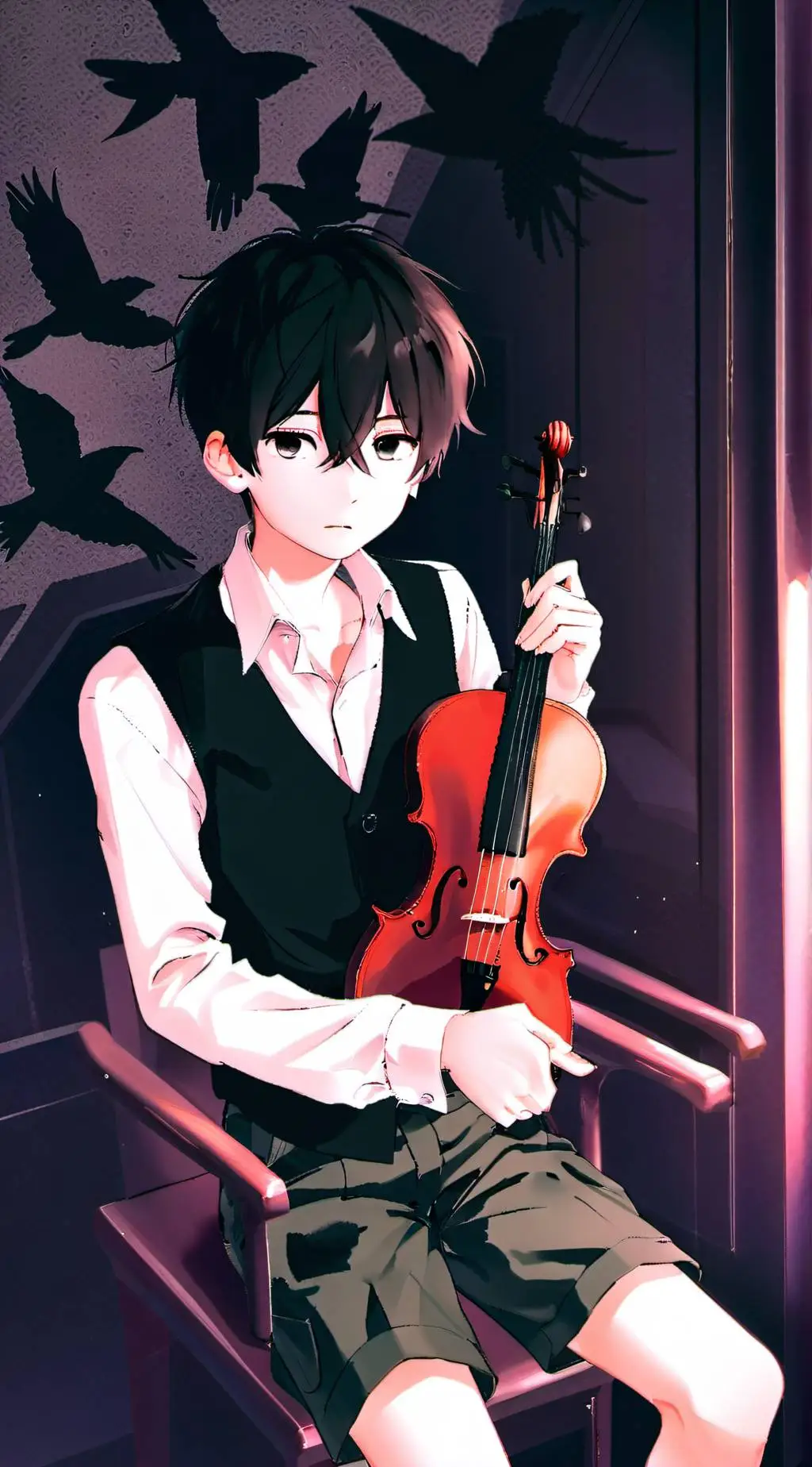 ai character: Sunny (OMORI) background