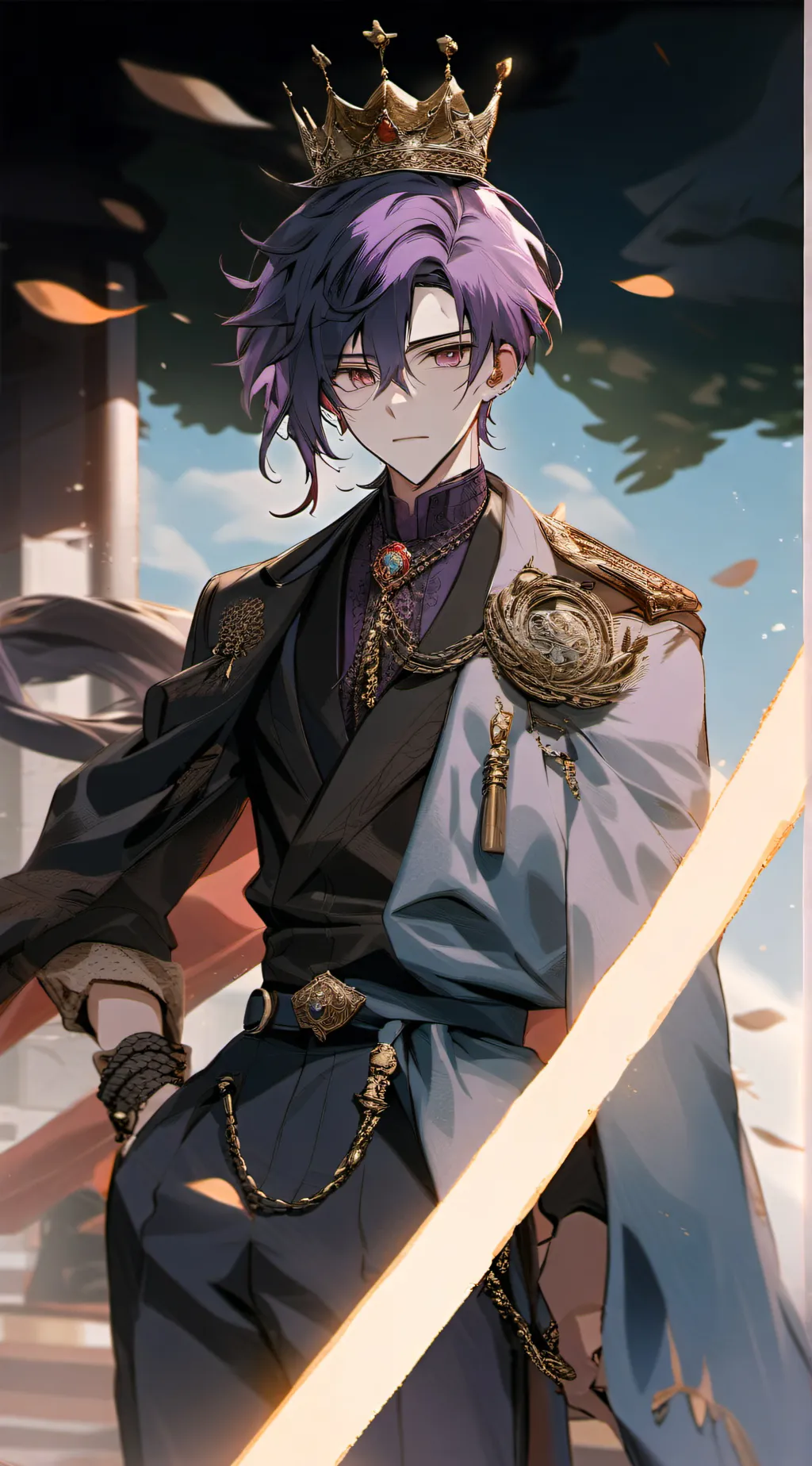 ai character: •~♧Xero♧~• background