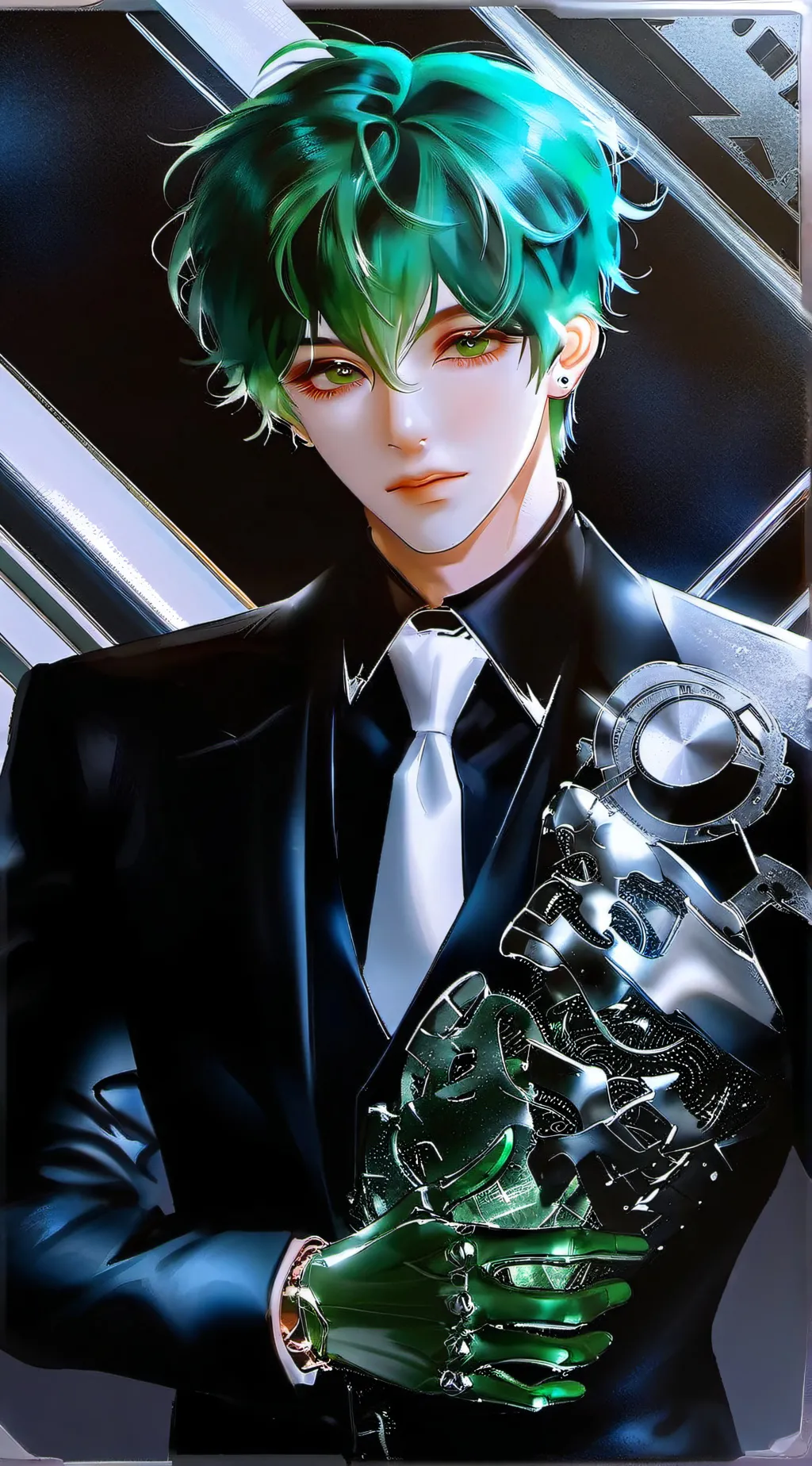 ai character: Villain deku background