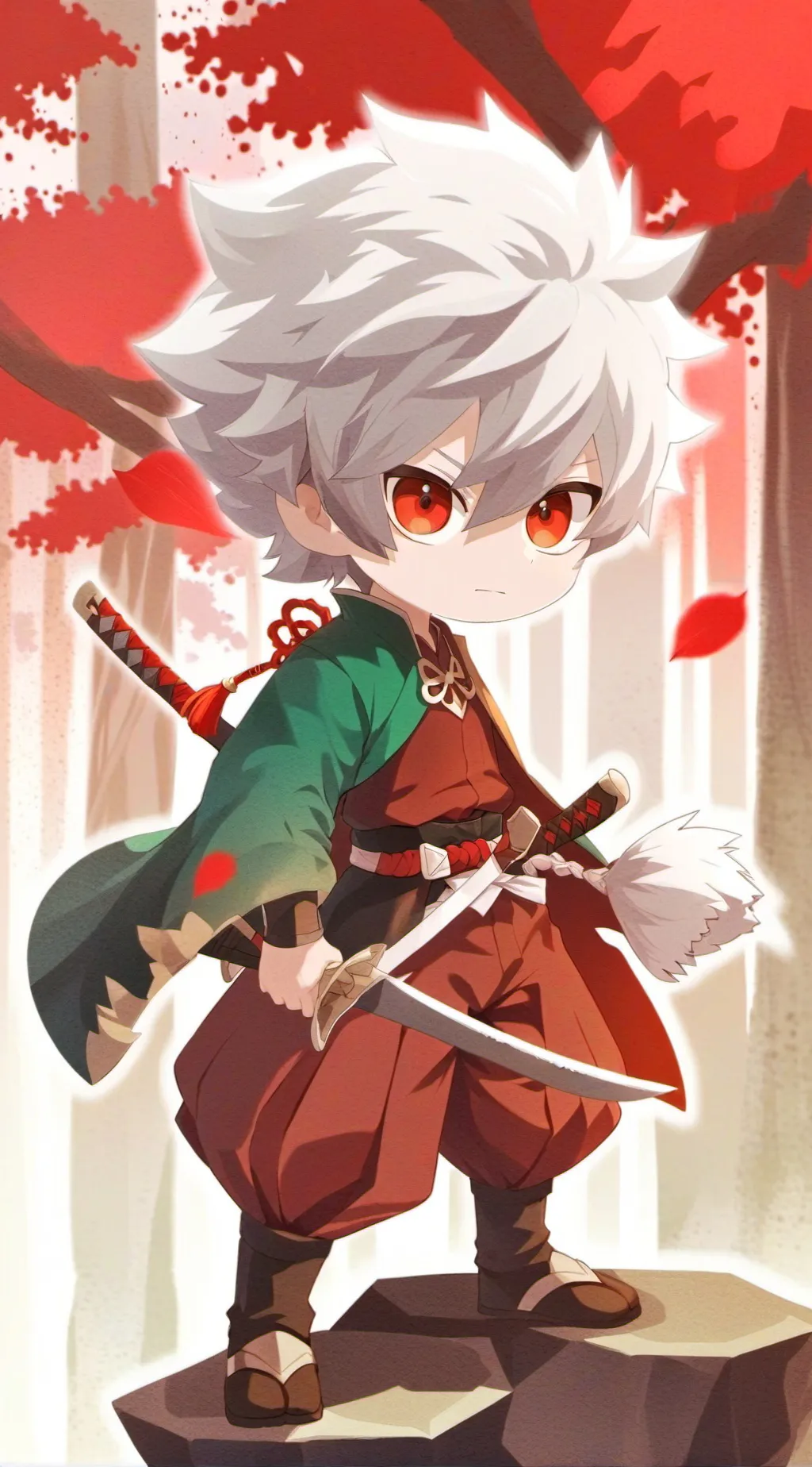 ai character: Mha saviour  background